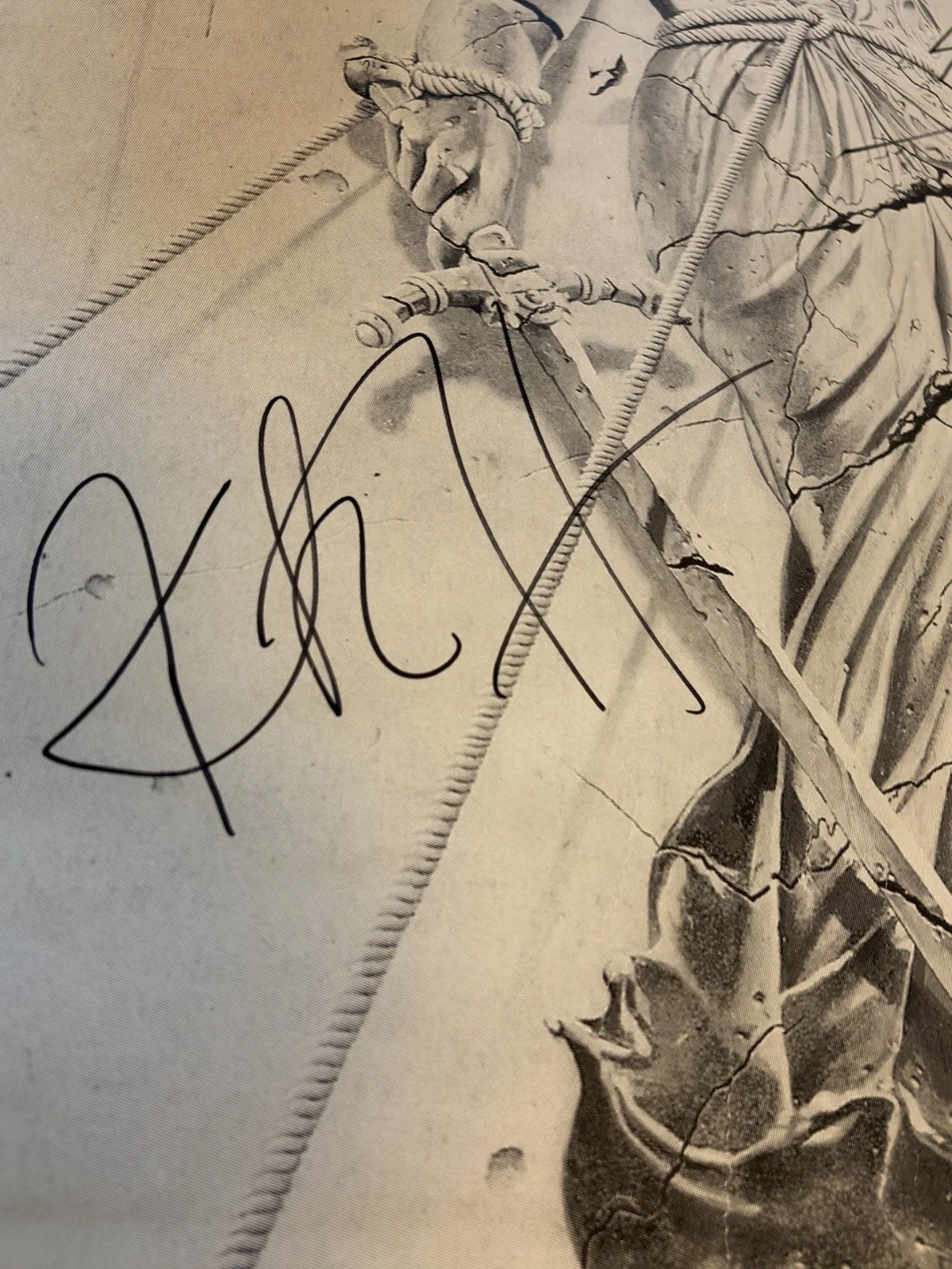 Metallica And Justice For All Signed Autographed Poster 1989 All 4 JSA Authentic, изображение 4