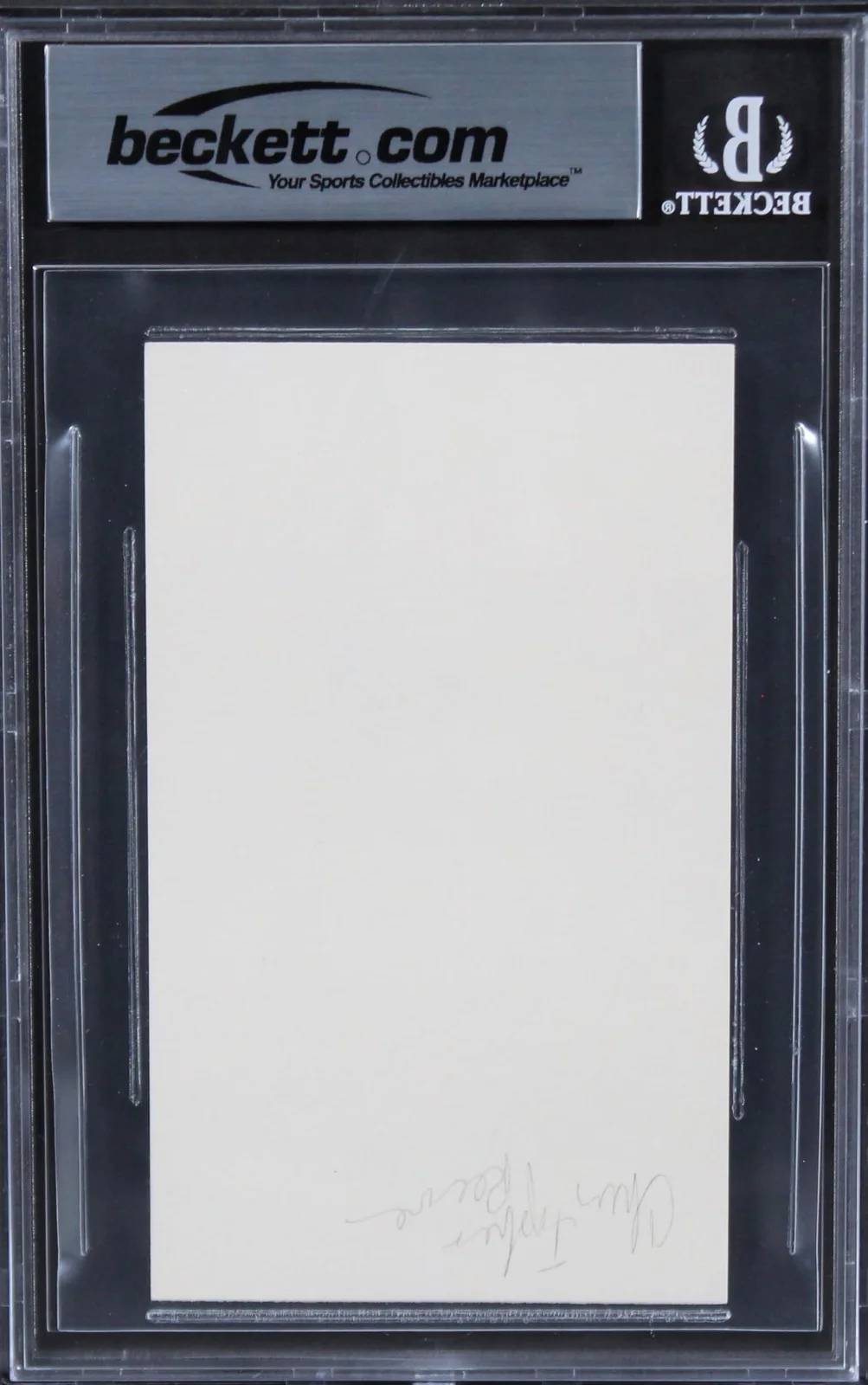 Christopher Reeve — Christopher Reeve Superman Authentic Signed 3x5 Index Card BAS Slabbed 1, image 5