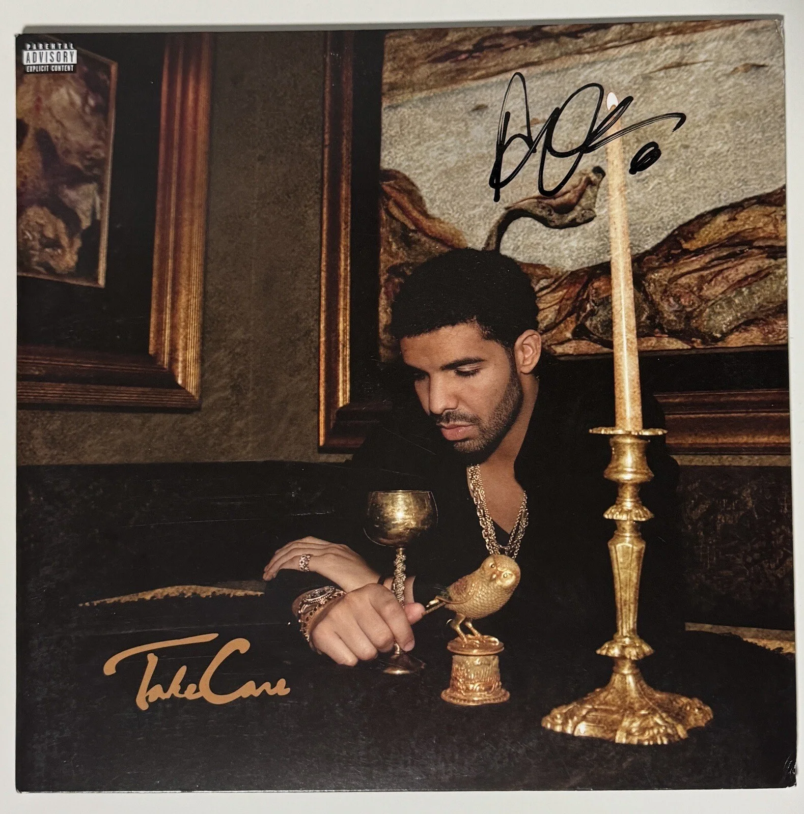 DRAKE SIGNED TAKE CARE VINYL RECORD ALBUM LP + JSA LOA, изображение 2
