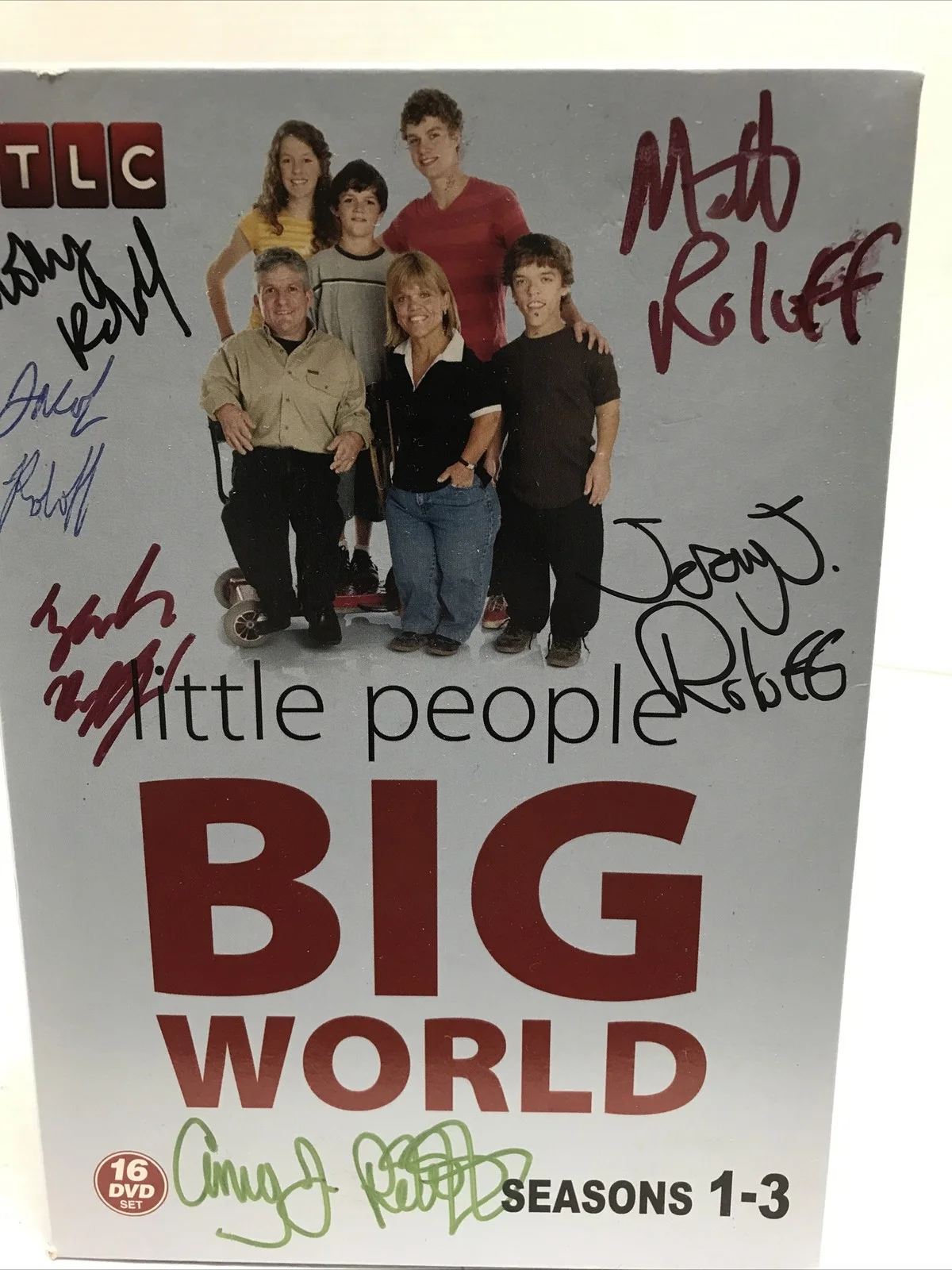 Amy Roloff, Jeremy Roloff, Zach Roloff, Molly Roloff, Jacob R — Little People BIG World Seasons 1-3 Signed DVD Case by Cast, изображение 2
