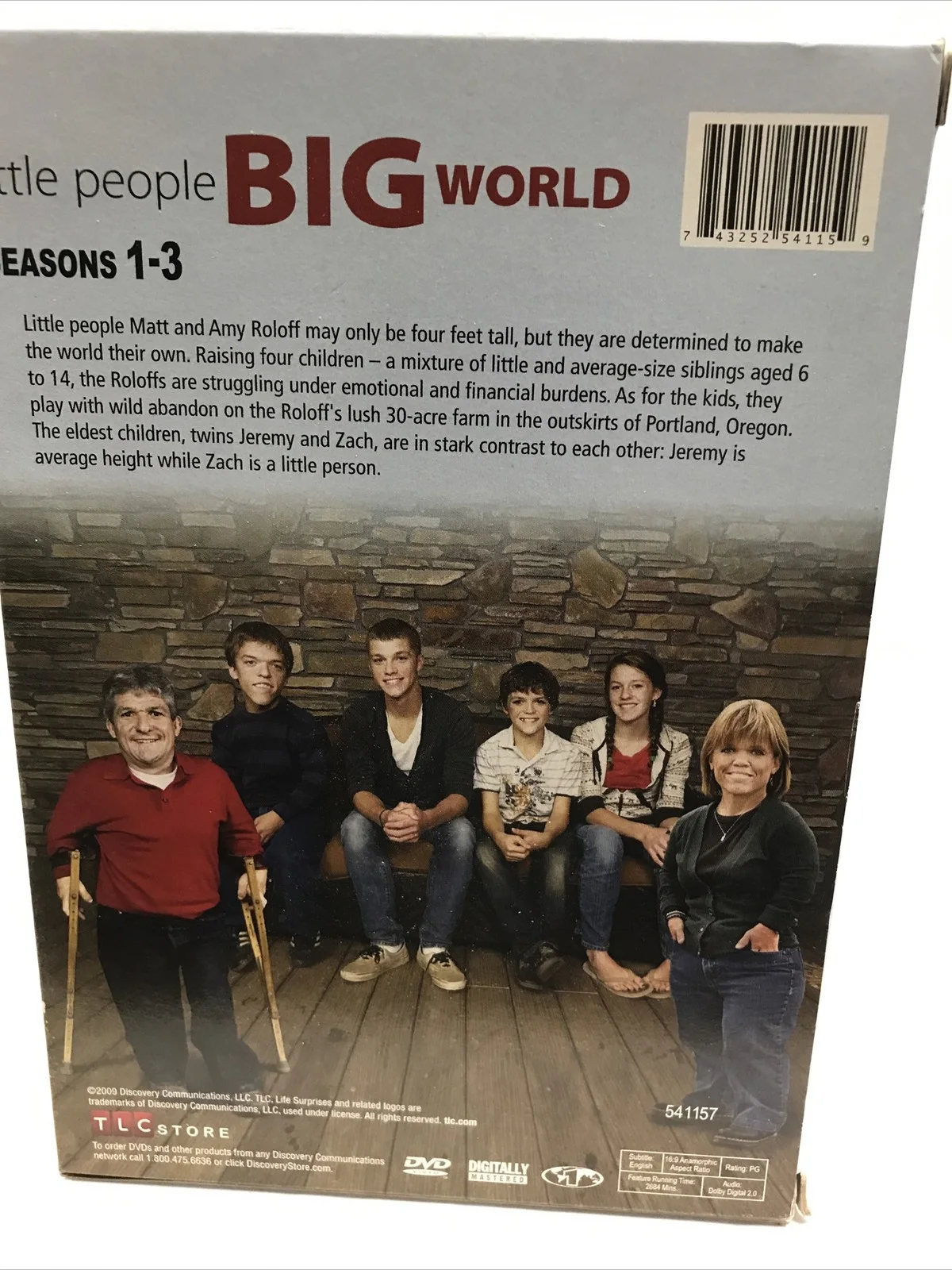 Amy Roloff, Jeremy Roloff, Zach Roloff, Molly Roloff, Jacob R — Little People BIG World Seasons 1-3 Signed DVD Case by Cast, изображение 4