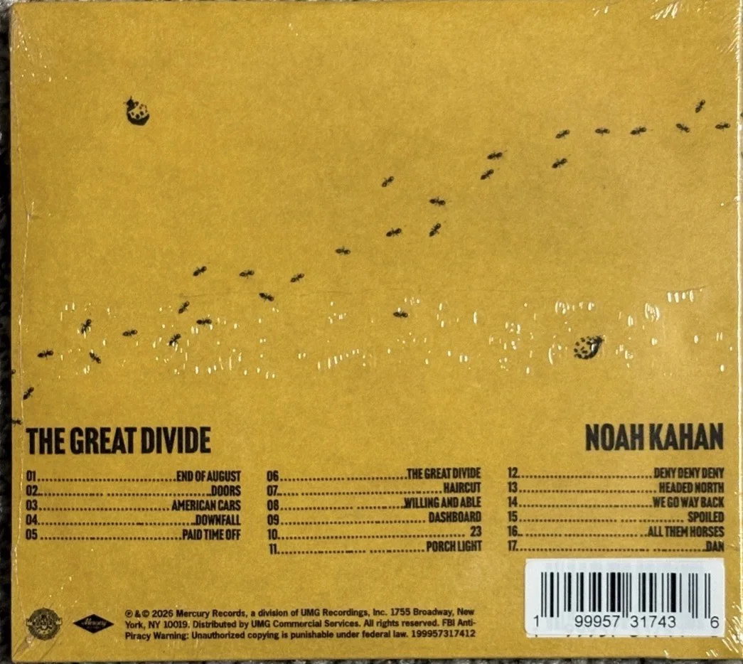Noah Kahan - The Great Divide Signed Music CD Limited New Rare In Hand Fast Ship, изображение 3