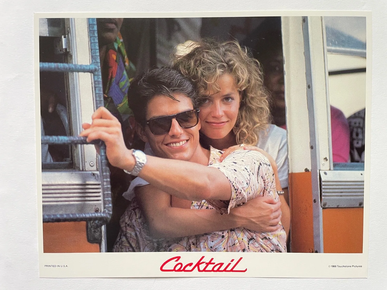 COCKTAIL (1988) Tom Cruise, Elizabeth Shue Movie UK Lobby Card FOH Stills x 8, изображение 2