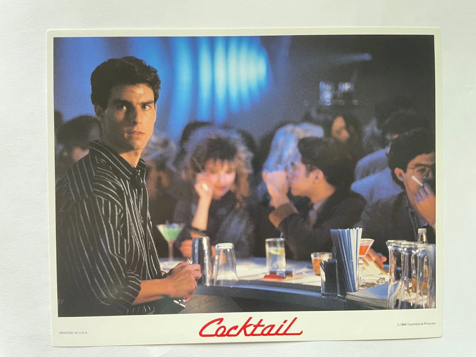 COCKTAIL (1988) Tom Cruise, Elizabeth Shue Movie UK Lobby Card FOH Stills x 8, изображение 4
