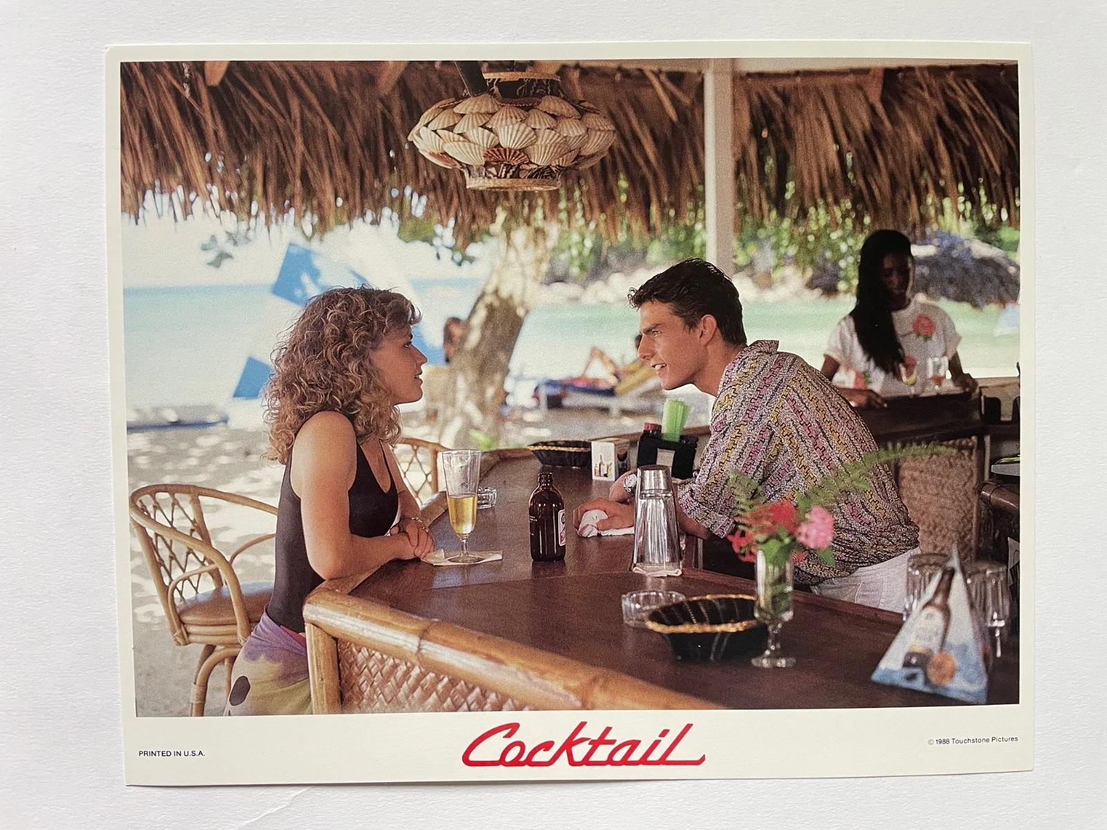 COCKTAIL (1988) Tom Cruise, Elizabeth Shue Movie UK Lobby Card FOH Stills x 8, изображение 5
