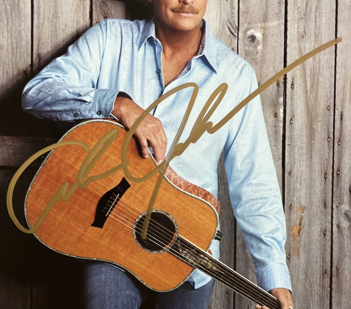ALAN JACKSON 8.5x11 SIGNED PHOTO COUNTRY LEGEND, image 2