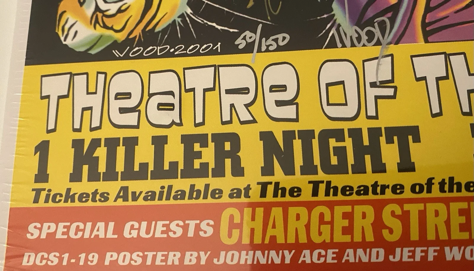 Rocket From The Crypt Philadelphia Concert Poster 2001 Signed & Numbered 11”x19”, изображение 4