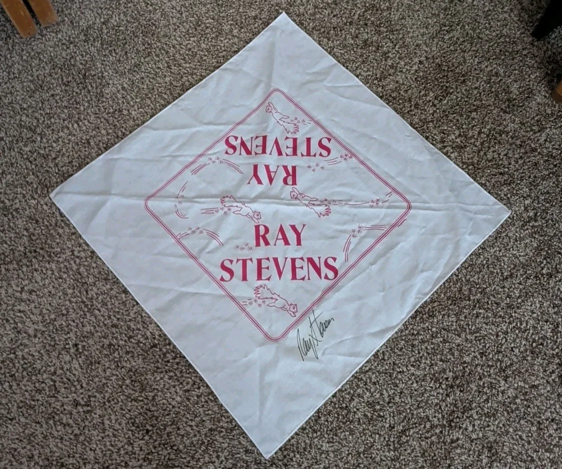 Ray Steven's Autograph Items 70s Style Cap And Scarf With Ray Steven's Autograph, изображение 5