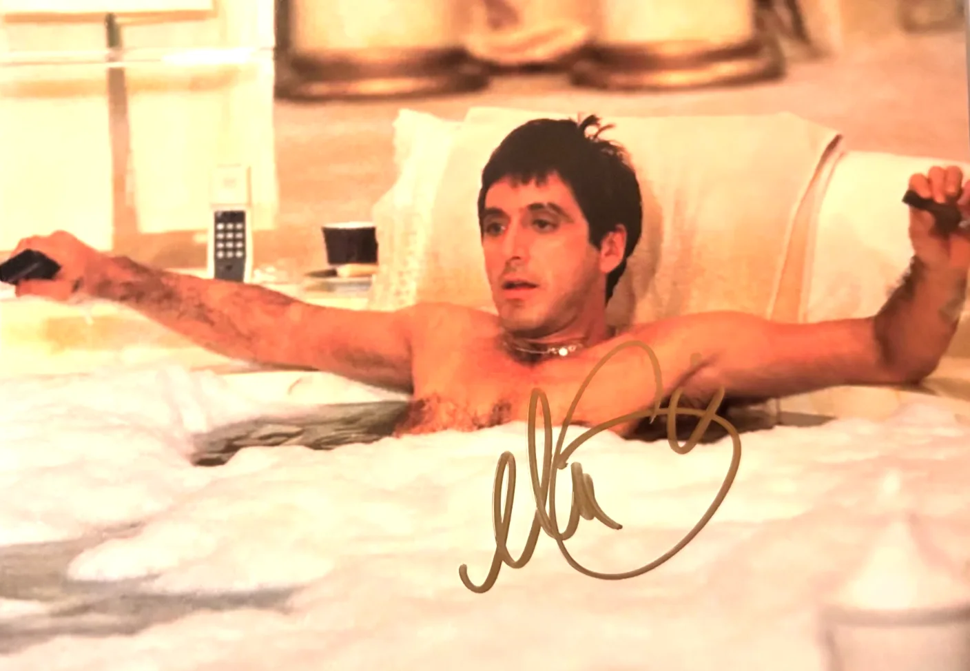 AL PACINO — AL PACINO Signed (SCARFACE) 8x10" Original Authentic Autograph GENUINE w/COA, image 3