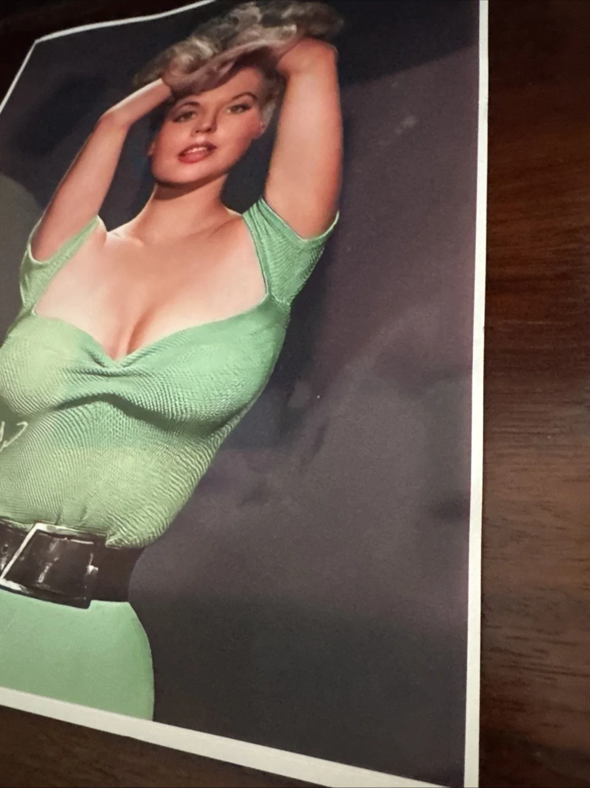 Betty Brosmer — Betty Brosmer Hand Signed 11x14 VTG 1950’s Busty Pin-Up Photo Autograph READ, изображение 5