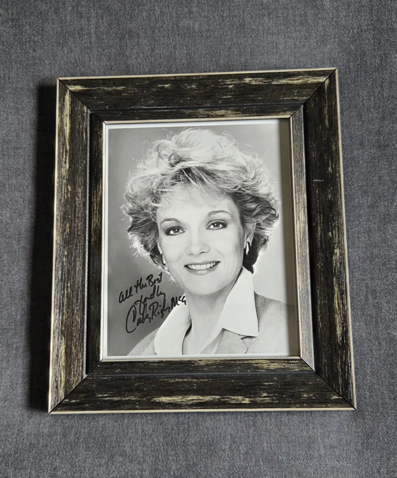 Cathy Rigby — Cathy Rigby Signed 8x10 B&W Glossy Photos (Lot of 2) & 2-Page Biography, изображение 3