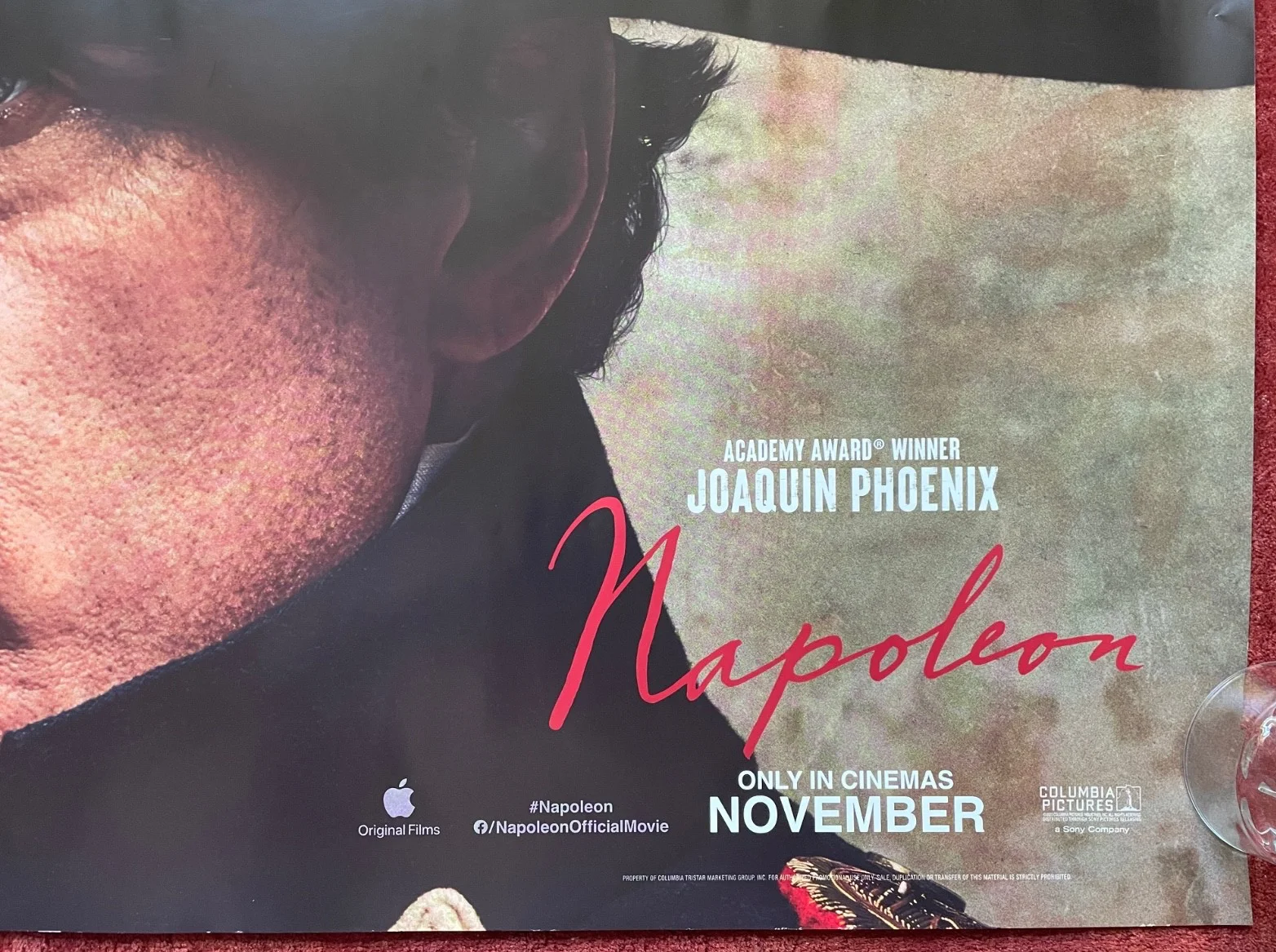 NAPOLEAN (2023) Original UK Quad Movie Film Poster Joaquin Phoenix Ridley Scott, изображение 5