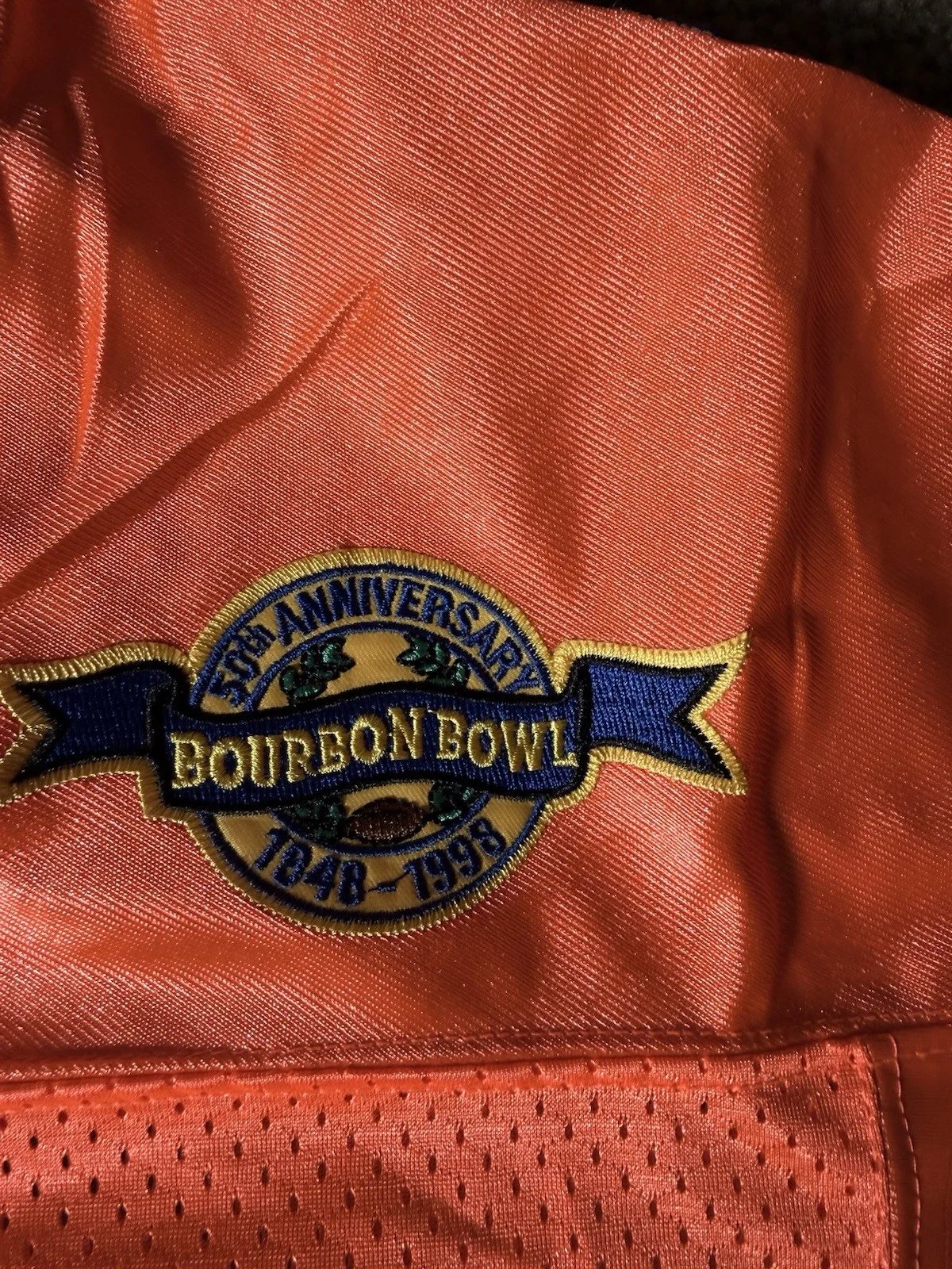 Bobby Boucher #9 Bourbon Bowl Orange Movie Replica Jersey The Waterboy, изображение 3