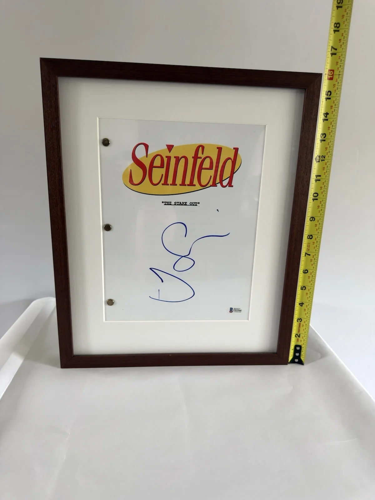 Seinfeld “The Stake Out” Signed Script with Beckett Authentication, image 5