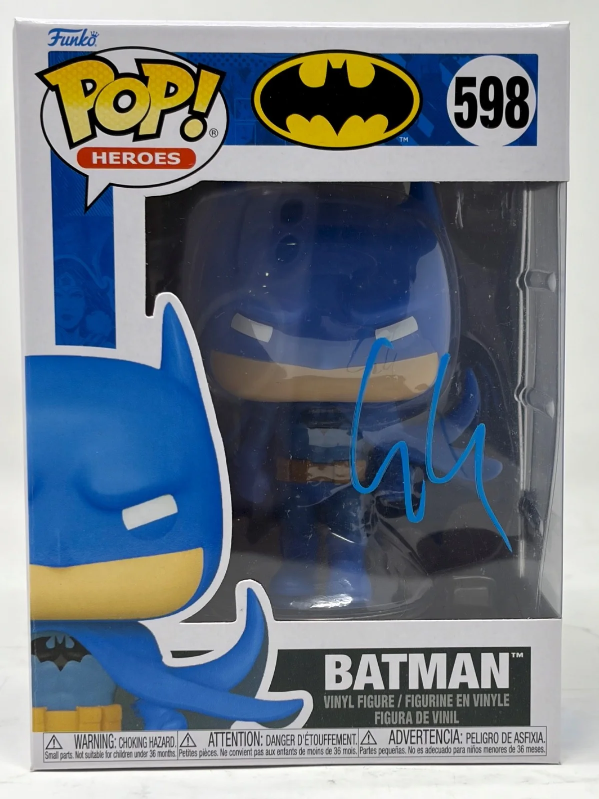 George Clooney — George Clooney Signed Batman Funko Pop #598 Batman & Robin Autograph Beckett COA, image 2
