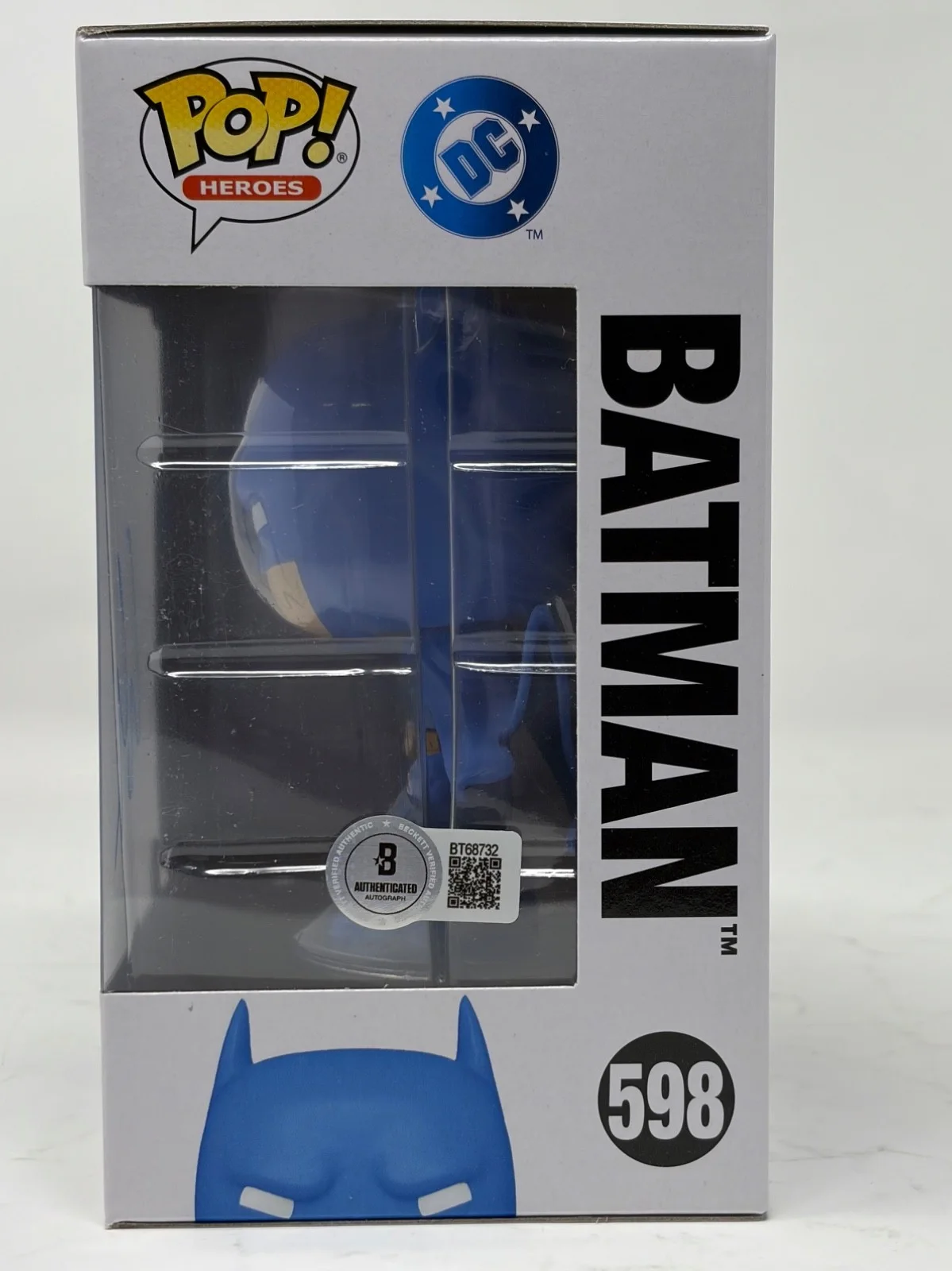 George Clooney — George Clooney Signed Batman Funko Pop #598 Batman & Robin Autograph Beckett COA, image 3