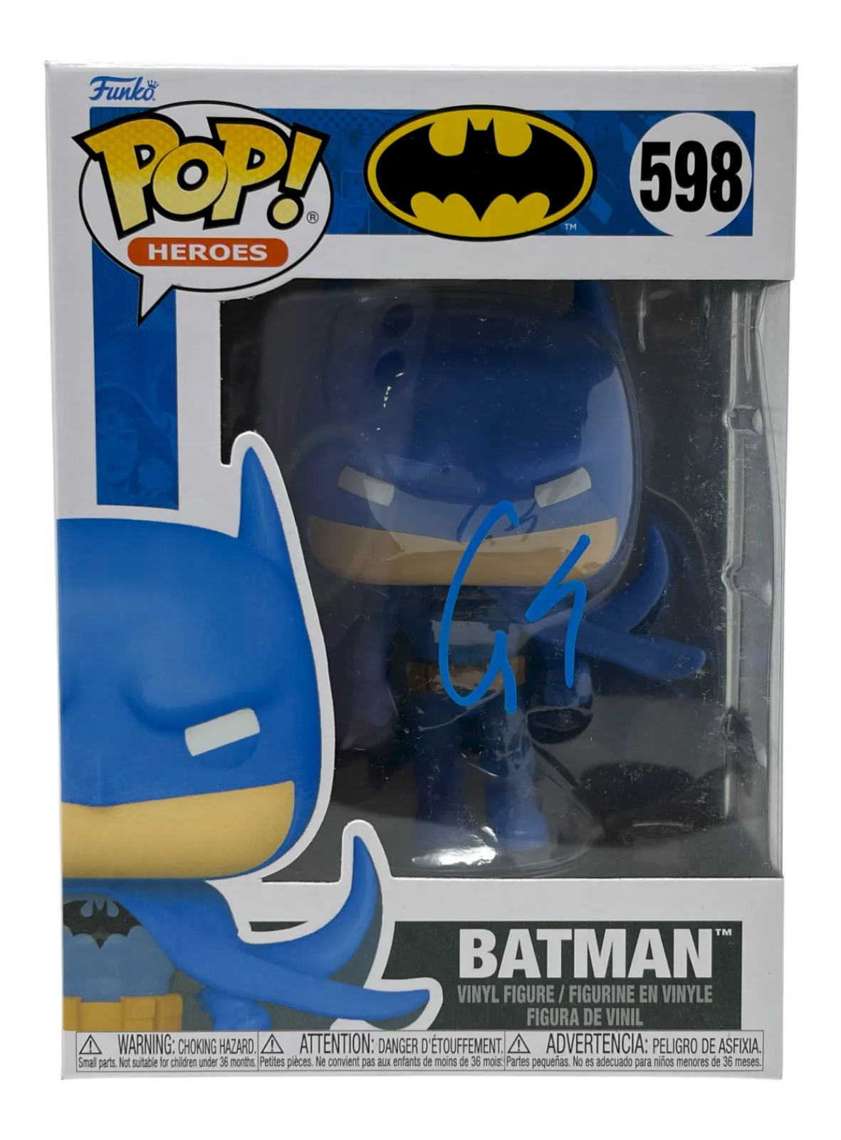 George Clooney — George Clooney Batman Signed Autograph Funko Pop #598 Batman & Robin Beckett COA