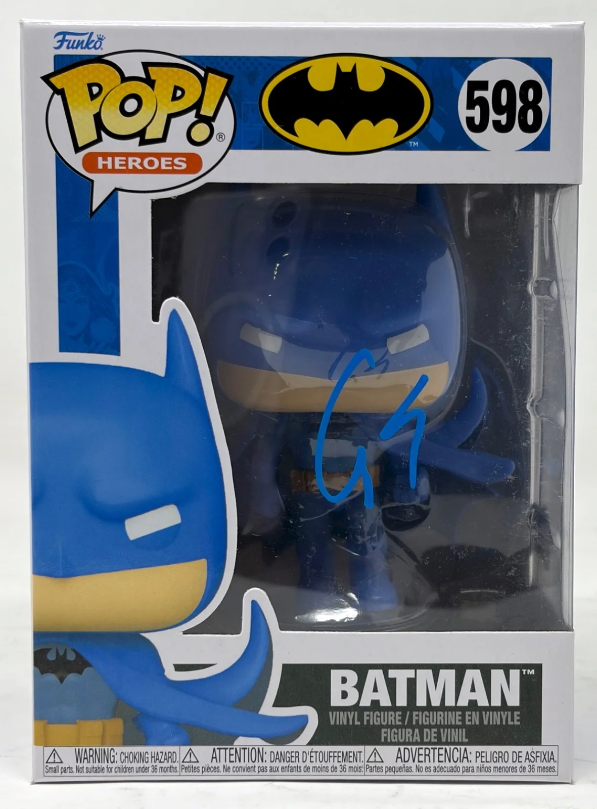 George Clooney — George Clooney Batman Signed Autograph Funko Pop #598 Batman & Robin Beckett COA, image 2