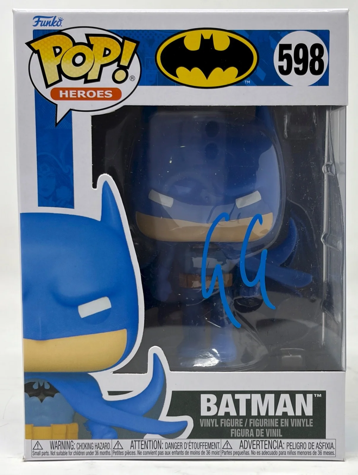 George Clooney — George Clooney Signed Batman Funko Pop #598 Batman & Robin Autograph Beckett COA, image 2