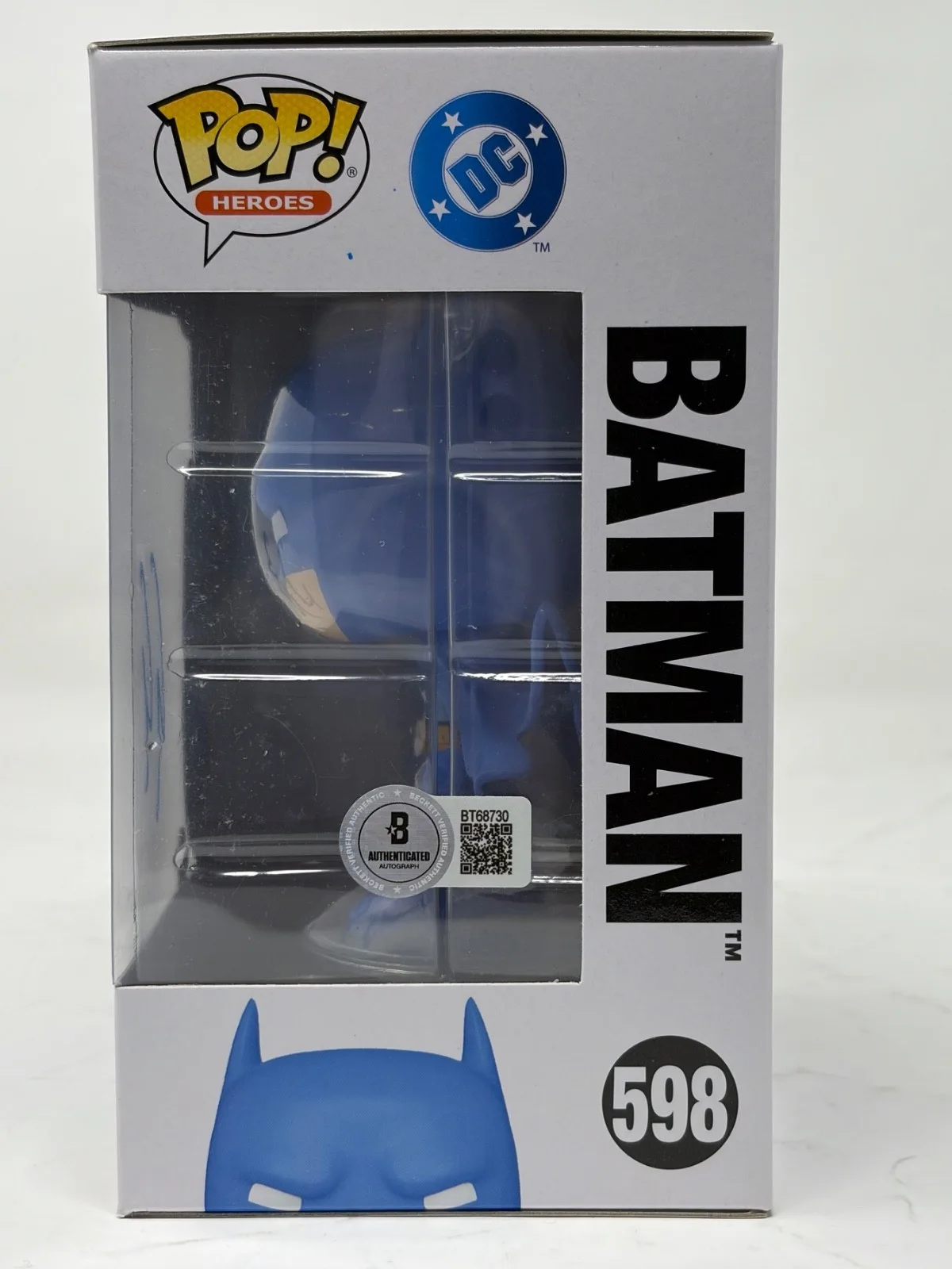 George Clooney — George Clooney Signed Batman Funko Pop #598 Batman & Robin Autograph Beckett COA, image 3