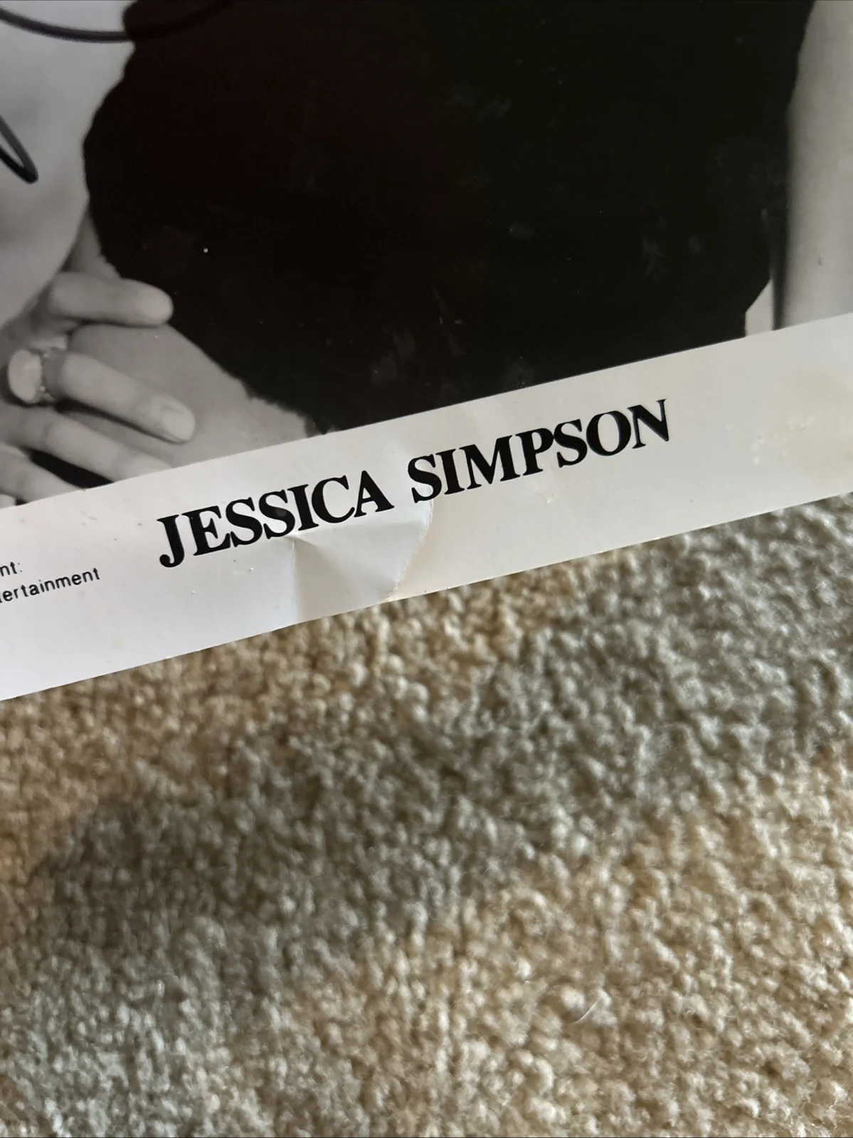 Jessica Simpson — Signed 8 X 10 Jessica Simpson Print (signed In Personal In Front Of Me), image 2