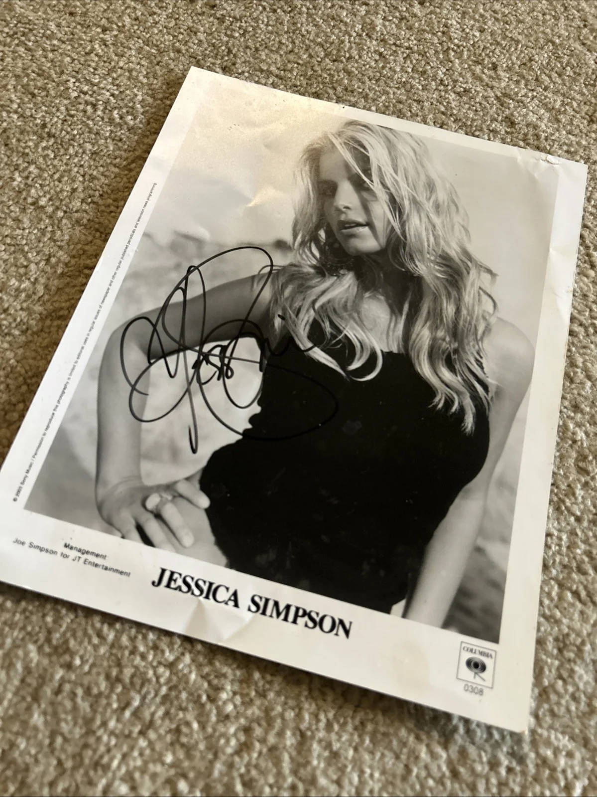 Jessica Simpson — Signed 8 X 10 Jessica Simpson Print (signed In Personal In Front Of Me), image 4