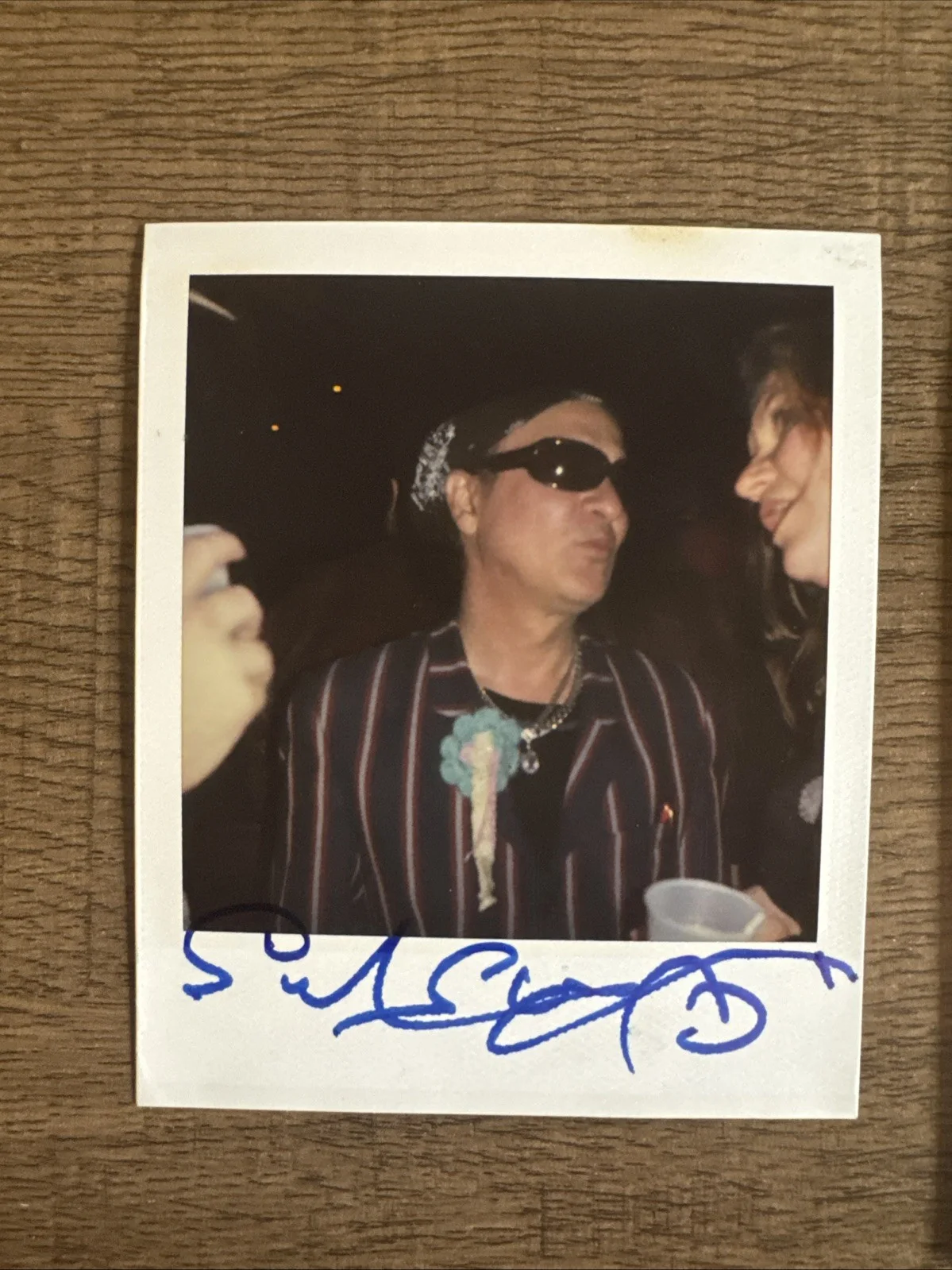 Syl Sylvain Signed Polaroid, image 3