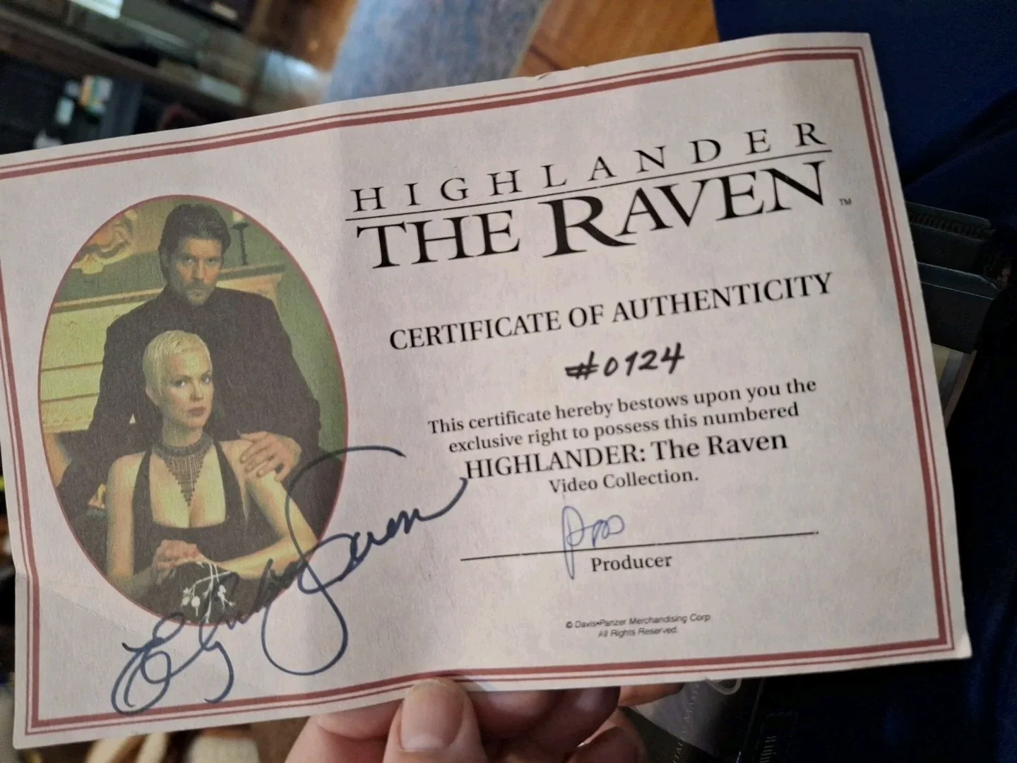 Elizabeth Gracen — Elizabeth Gracen Signed Highlander: The Raven Complete Series DVD Producer COA, image 5