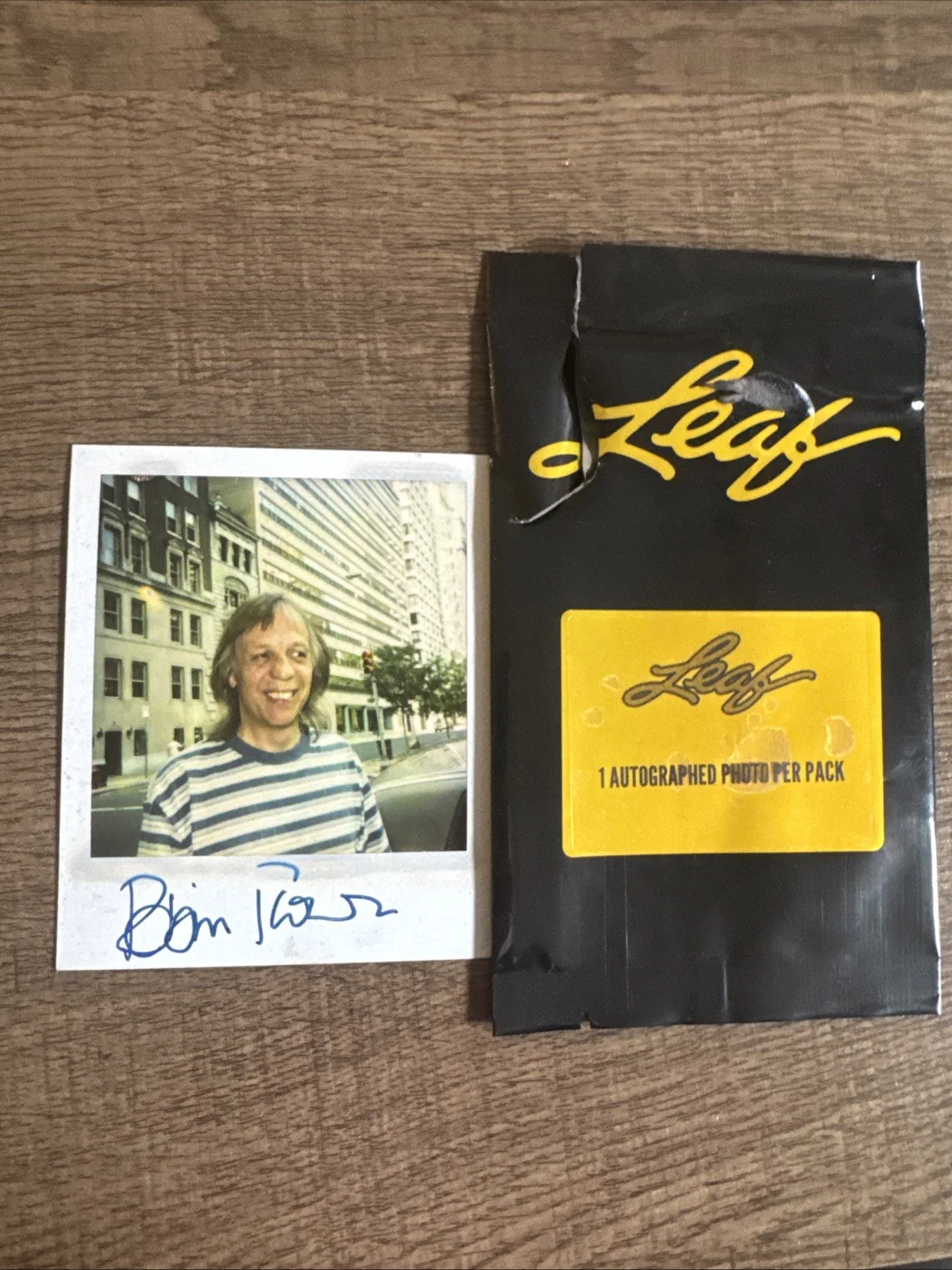 ROBIN TROWER SIGNED Polaroid, image 3