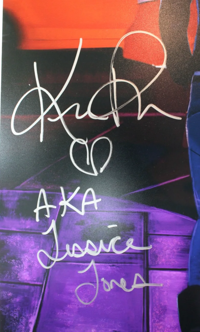 Krysten Ritter — Krysten Ritter Signed 20x30 Jessica Jones Photo “AKA Jessica Jones” Beckett COA, изображение 2