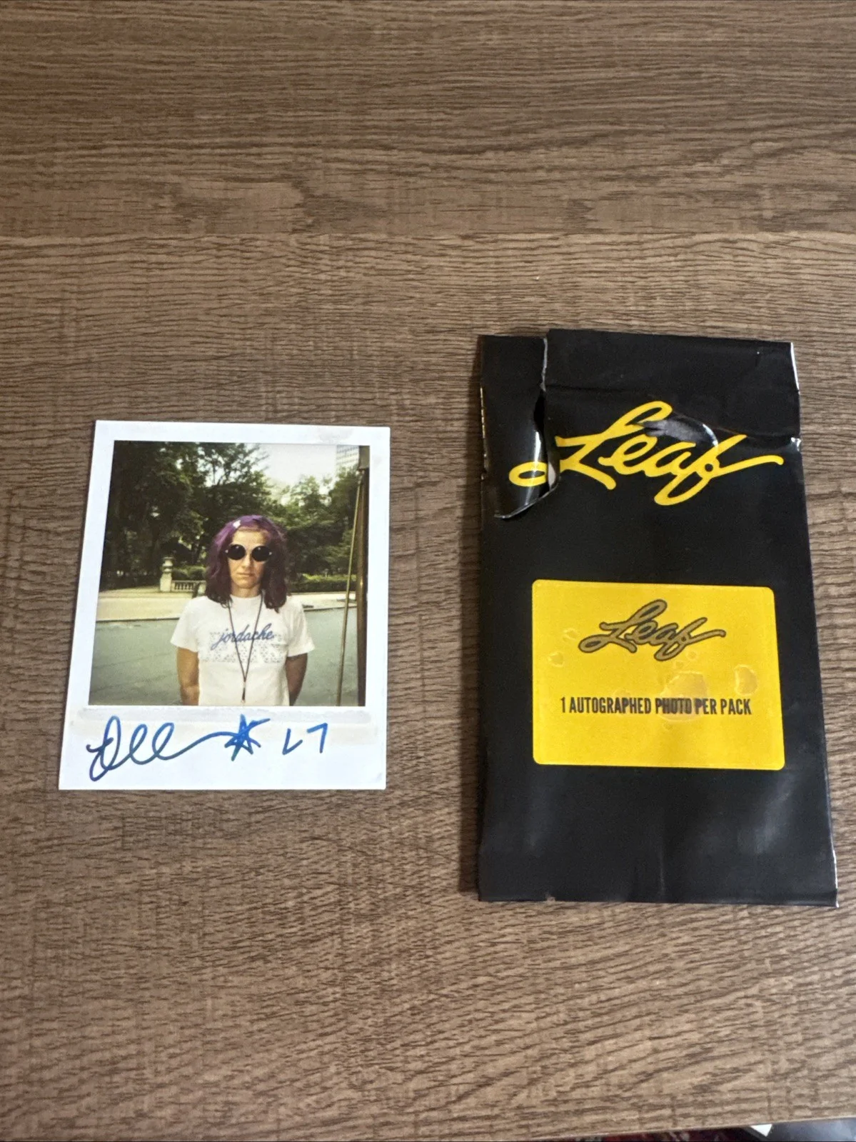 L7 Dee Plakas Signed Polaroid, image 3