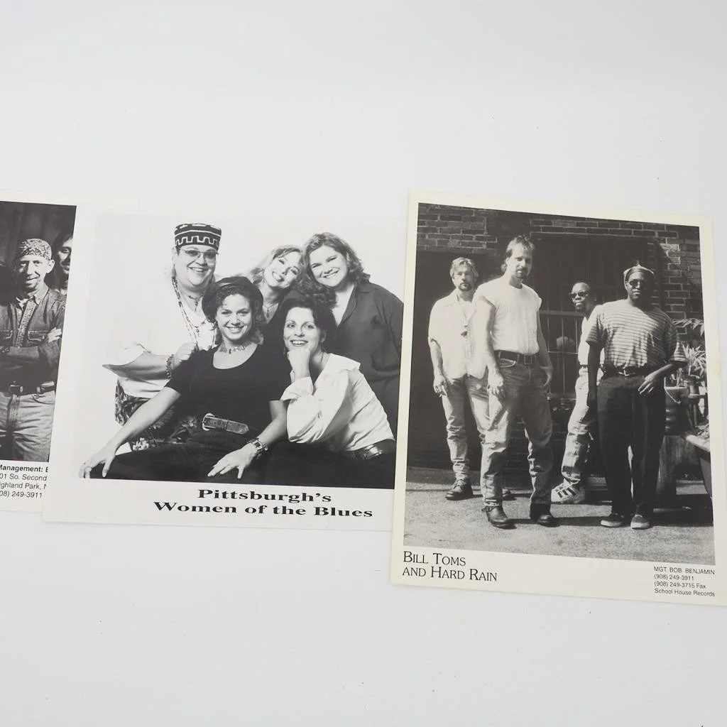 Lot of Rockabilly 8x10 B&W Promo Promotional Photos Pittsburgh Blues Artists, изображение 4