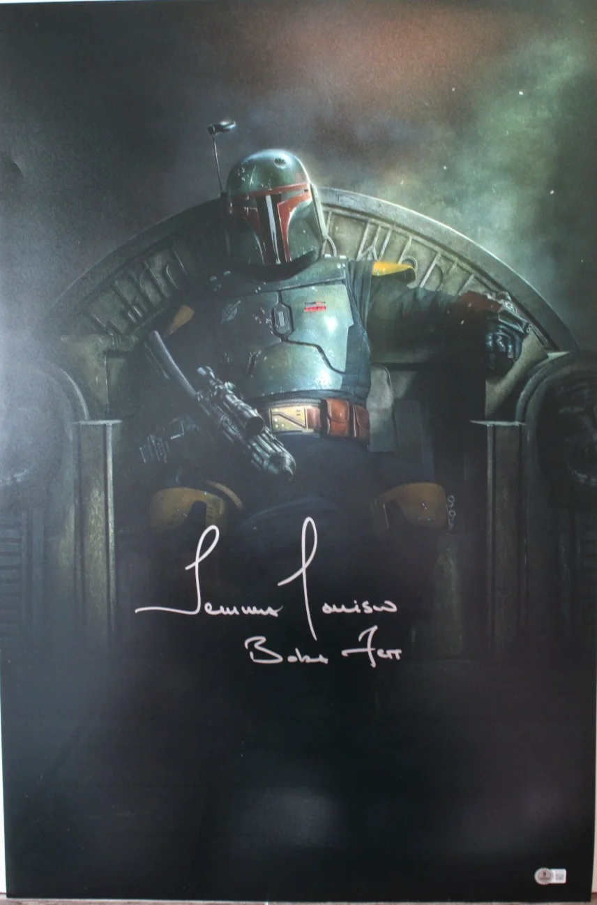 Temuera Morrison — Temuera Morrison Signed 20x30 Boba Fett Photo “Boba Fett” Beckett BT27540
