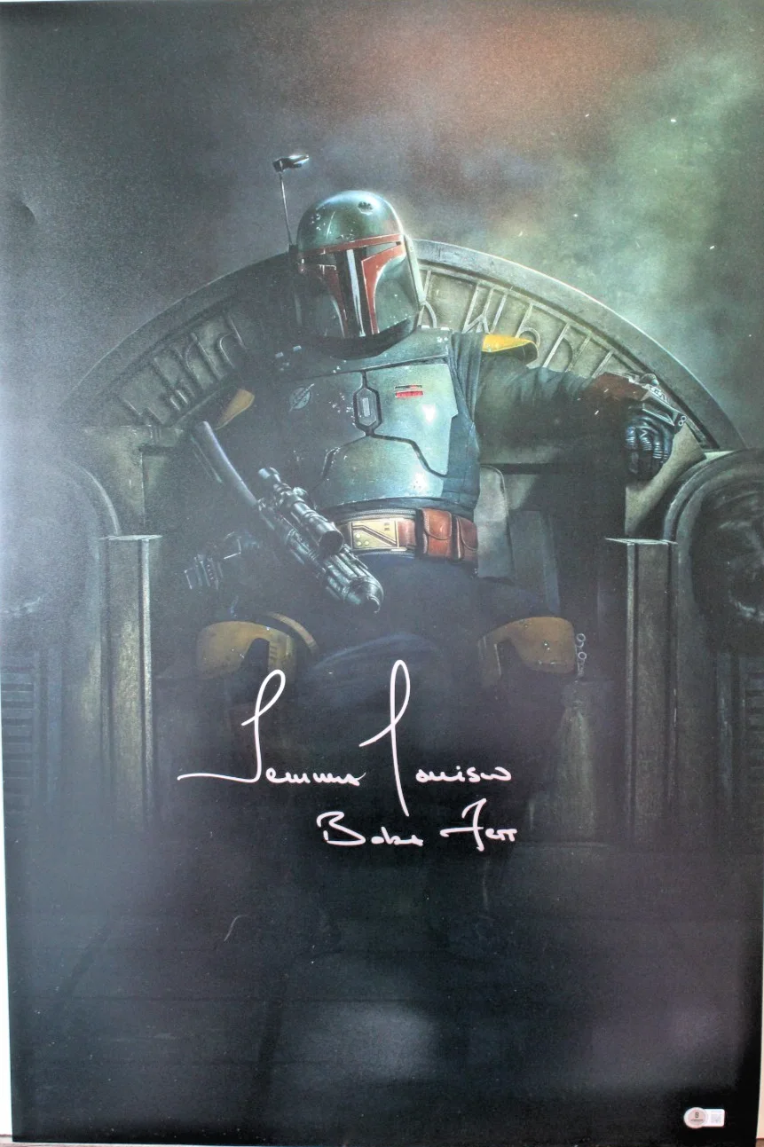 Temuera Morrison — Temuera Morrison Signed 20x30 Boba Fett Photo “Boba Fett” Beckett BT27540, изображение 2