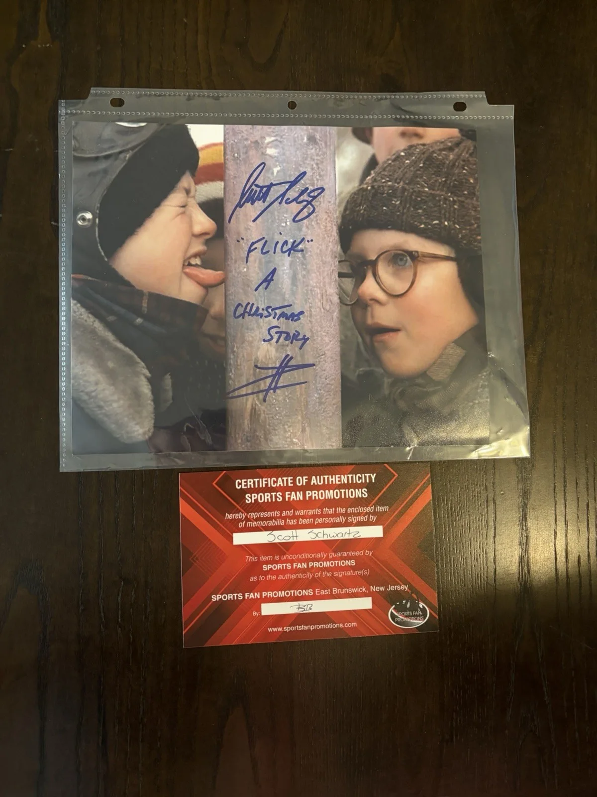 Scott Schwartz — Scott Schwartz Signed A Christmas Story Photo Sports Fan Promotions Authenticat…