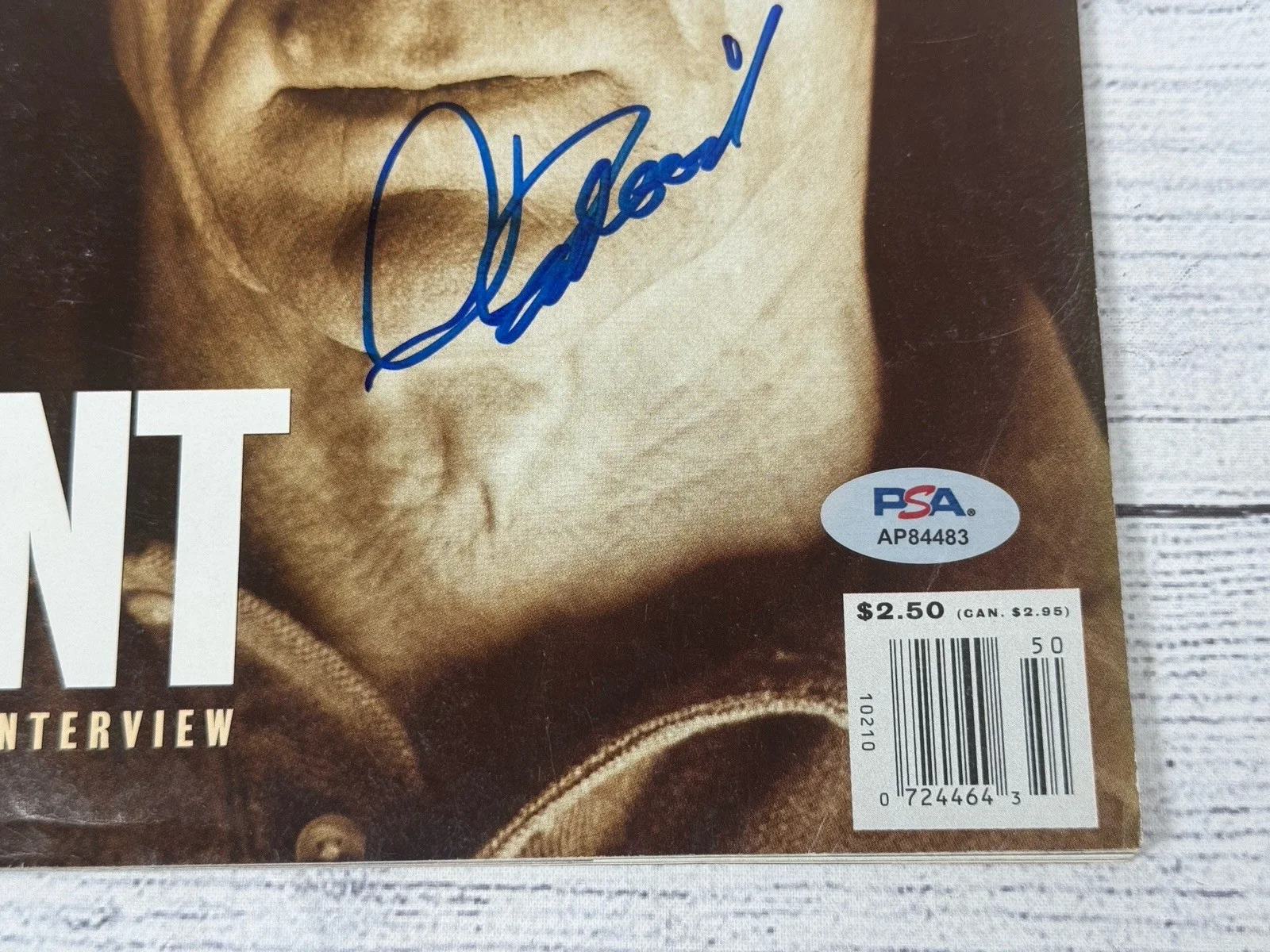 Clint Eastwood Autographed signed Entertainment weekly Magazine PSA LOA, image 3
