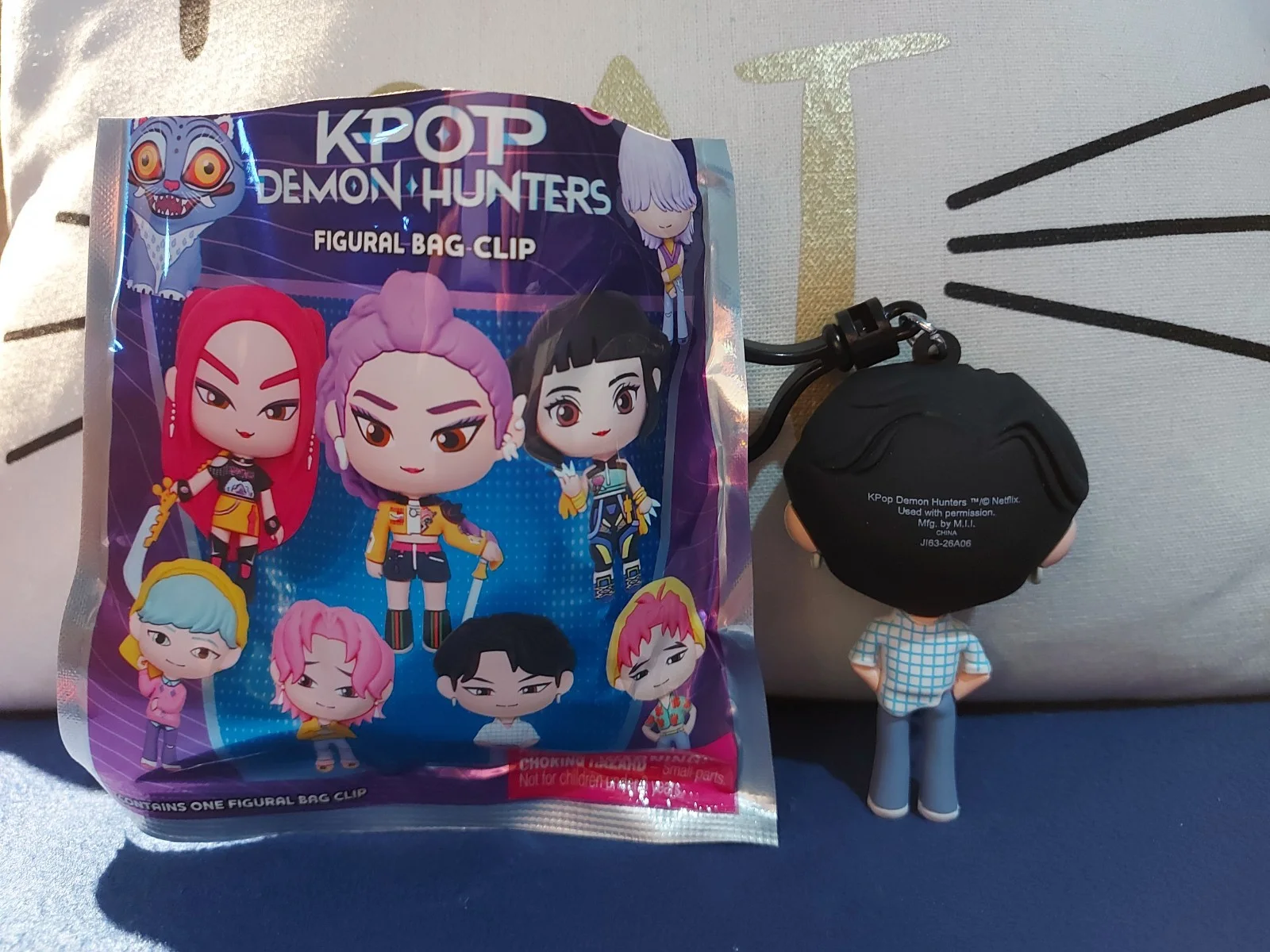 K-Pop Demon Hunters - Figural Bag Clip Series 1 - Jinu - New!, изображение 2