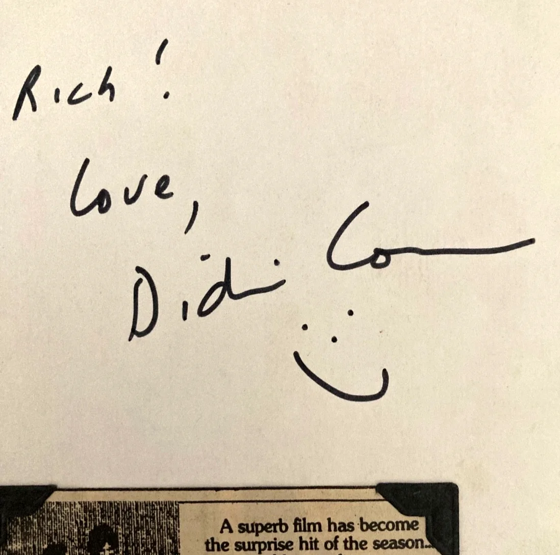 Didi Conn — SIGNED Didi Conn 5x8" Card with Movie ADVERTISEMENT Autographed & Inscribed, изображение 2