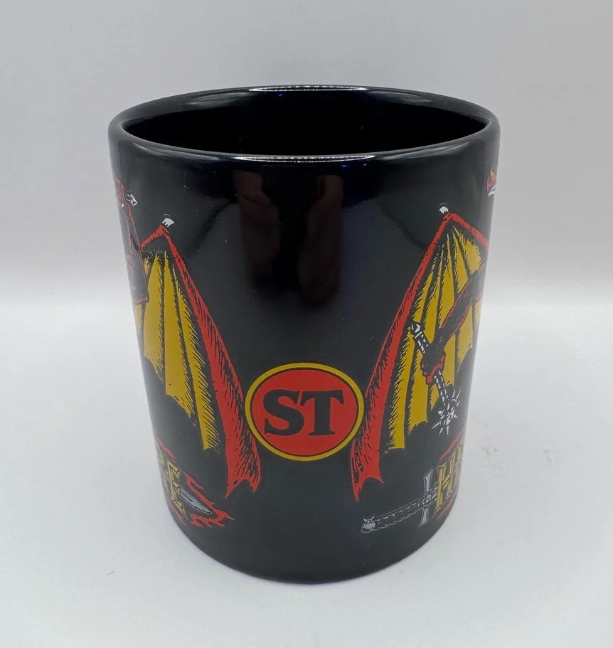 Pyramid Stranger Things Hellfire Ceramic Coffee Mug Black 9.5cm Netflix Used, image 2