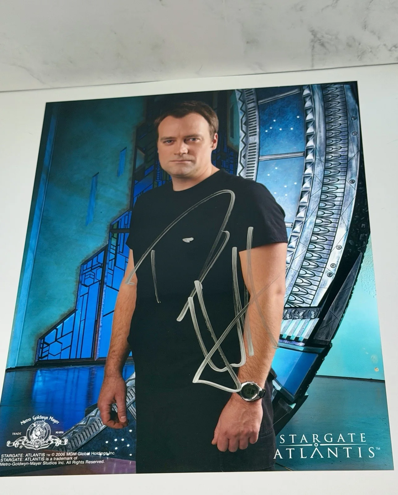 David Hewlett — David Hewlett Signed 8x10 Stargate Atlantis Autograph Rodney McKay Photo, изображение 2