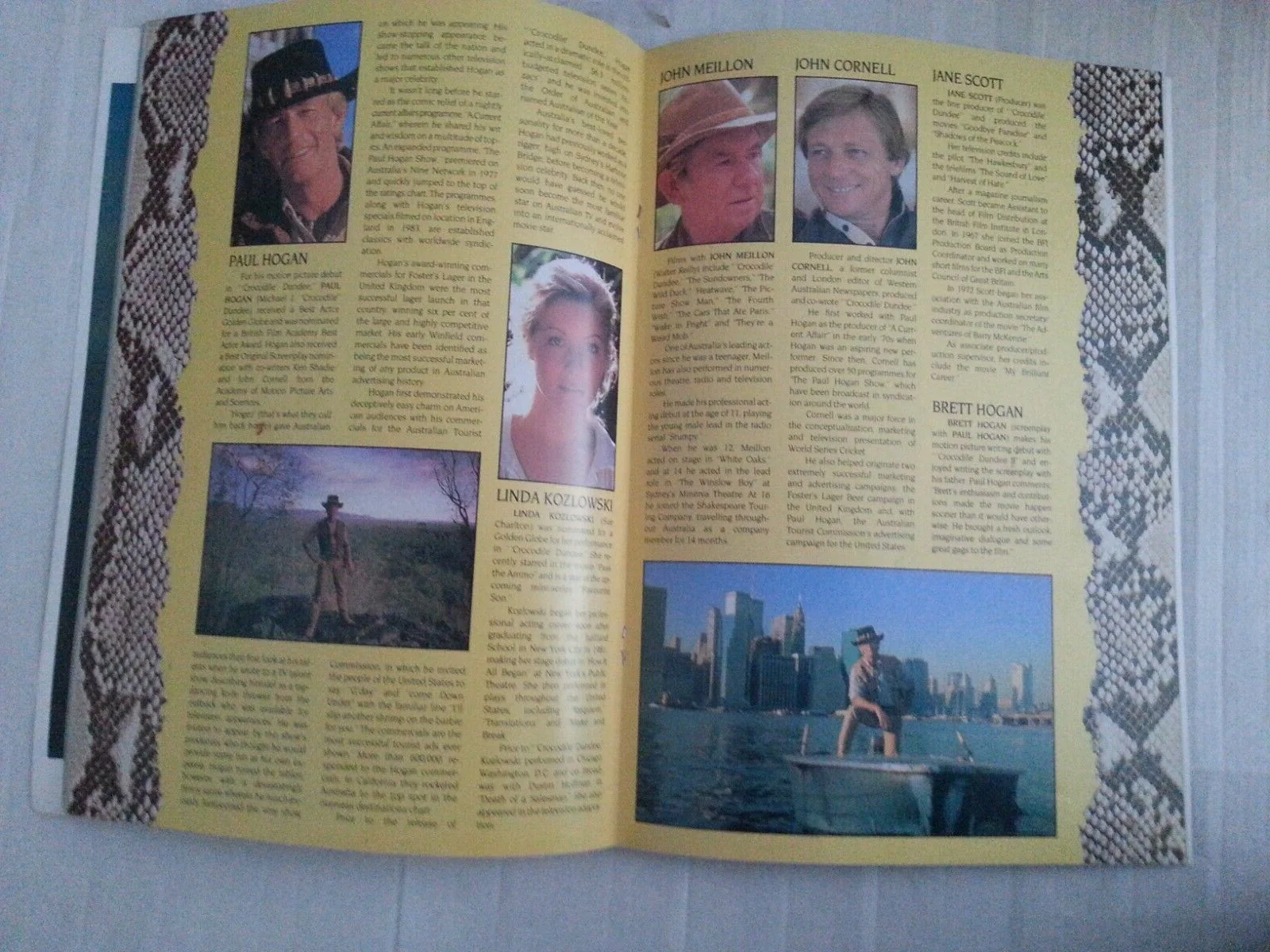 CROCODILE DUNDEE II MOVIE Royal FILM PREMIERE PROGRAMME 1988 Princess Diana, изображение 5