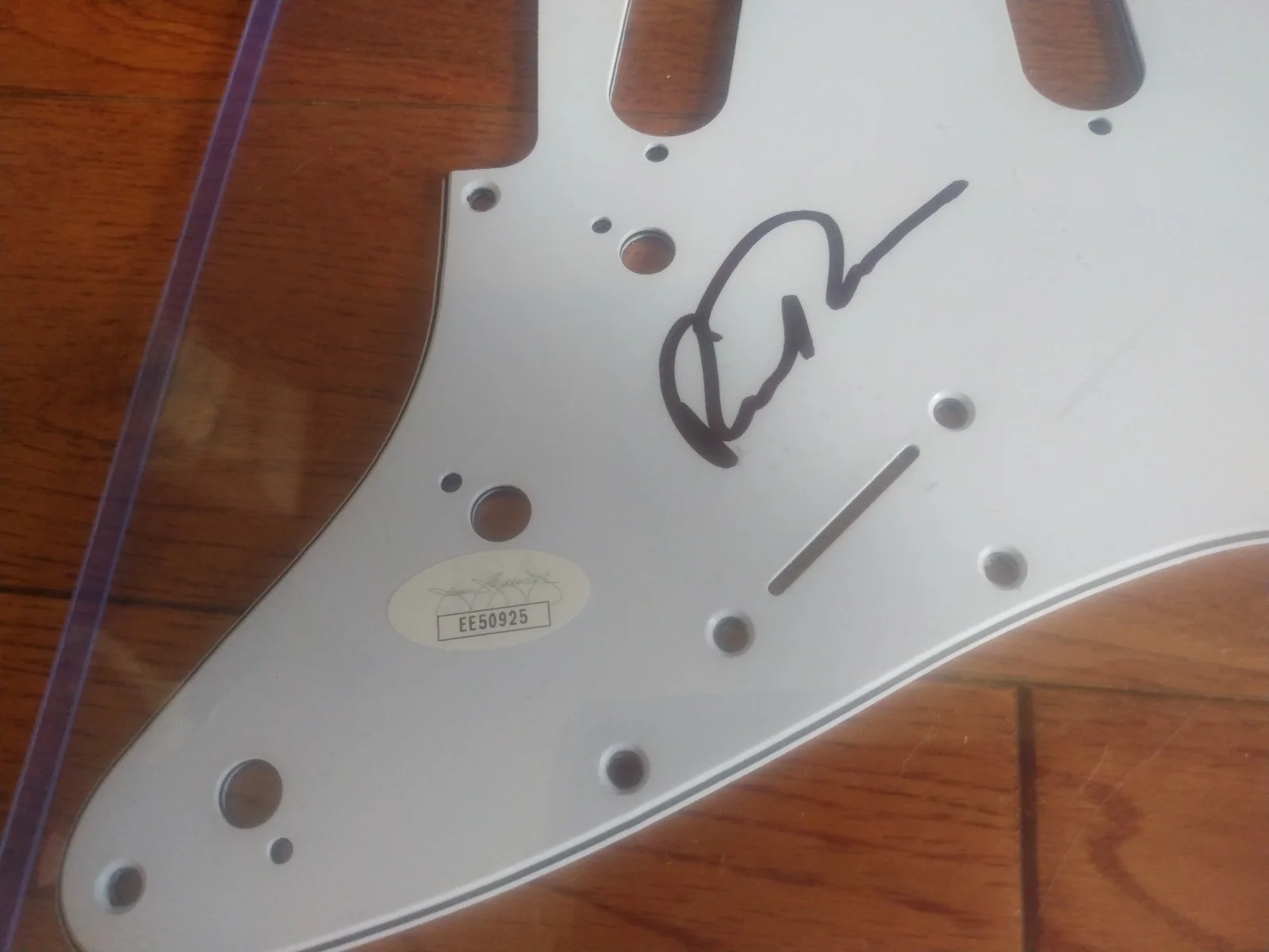 Richard Thompson signed guitar pickguard JSA auto autograph Fairport Convention, изображение 2