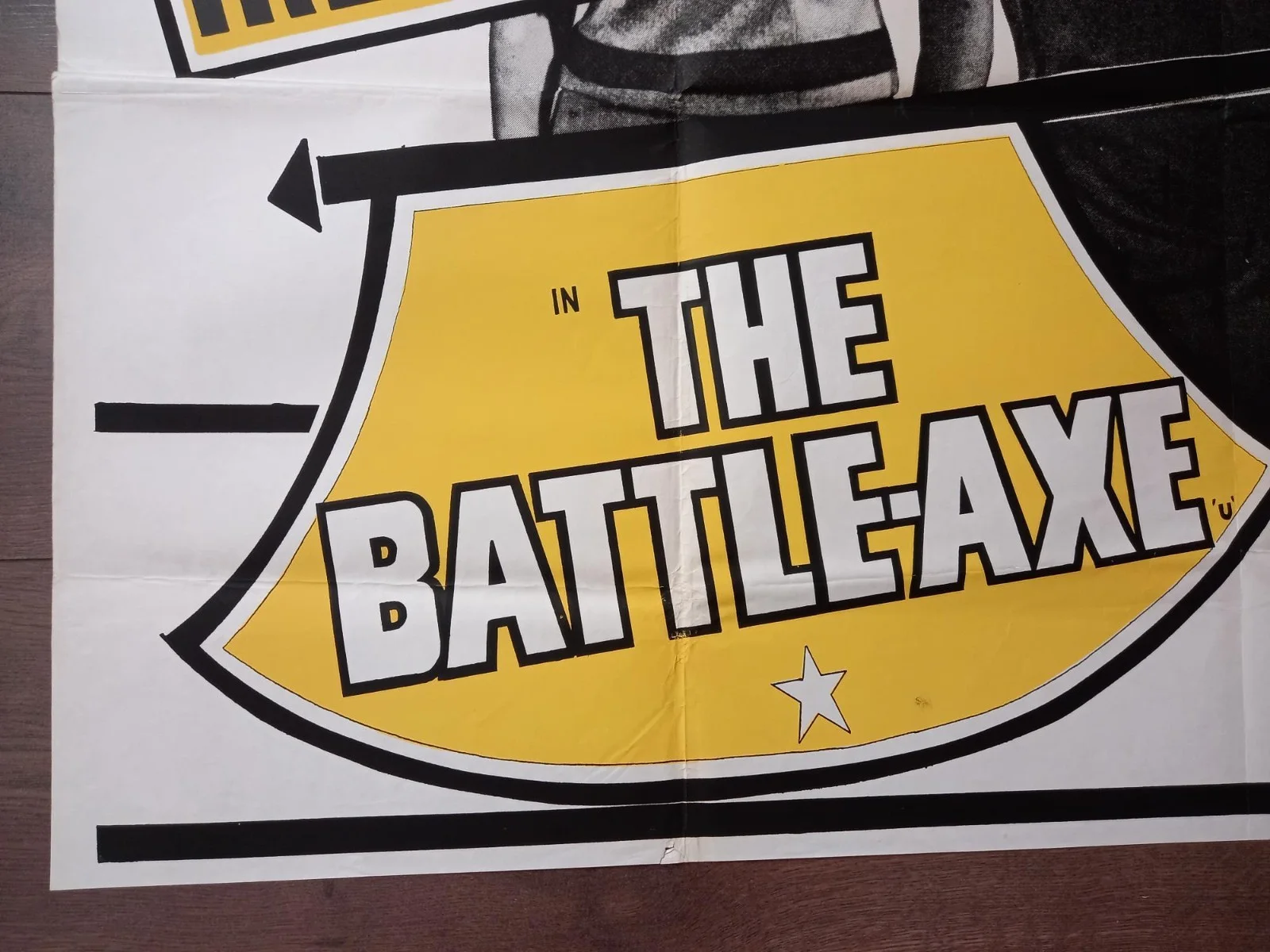 THE BATTLEAXE 1962 BRITISH QUAD POSTER JILL IRELAND FRANCIS MATTHEWS OLAF POOLEY, изображение 2