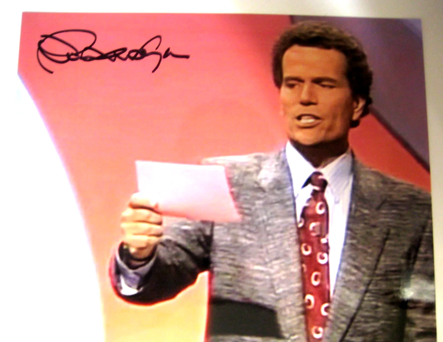 PATRICK WAYNE — PATRICK WAYNE TIC-TAC-DOUGH HOST HOLLYWOOD LEGEND AUTOGRAPHED PHOTO COA FR SHIP, image 2