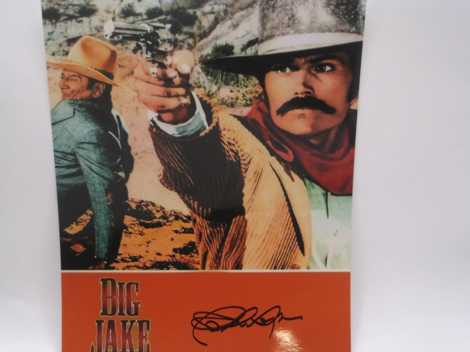 PATRICK WAYNE — PATRICK WAYNE HOLLYWOOD LEGEND BIG JAKE AUTOGRAPHED 8X10 PHOTO COA FREE SHIP!, изображение 2