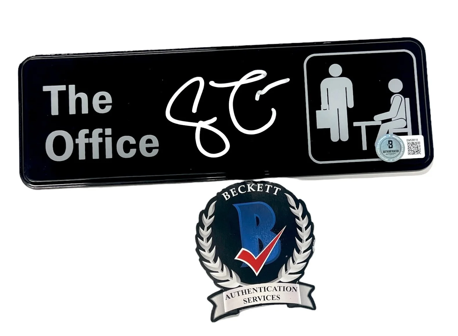 STEVE CARELL — Steve Carell Signed Autograph The Office Sign Beckett Michael Scott