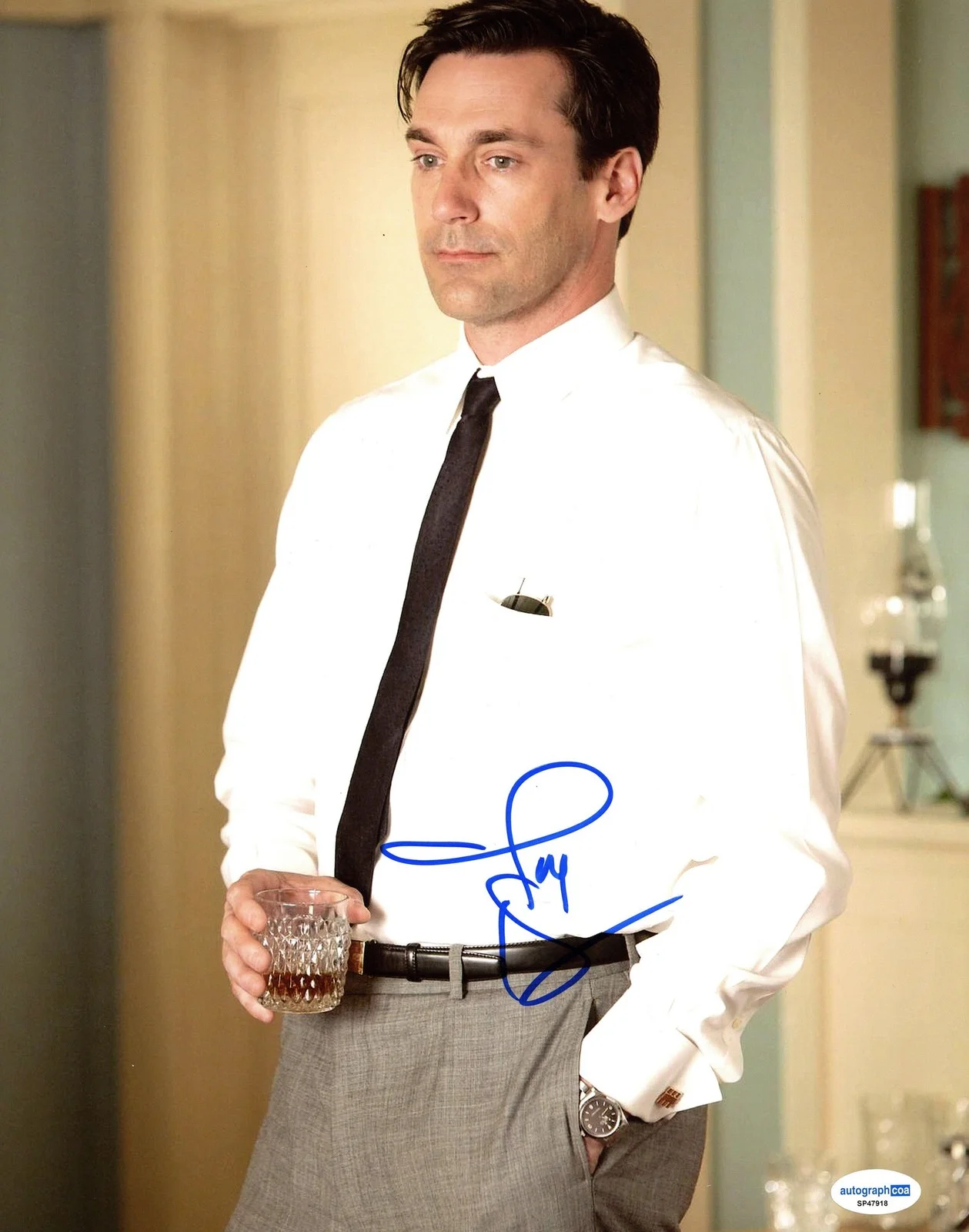 Jon Hamm — Jon Hamm "Mad Men" AUTOGRAPH Signed Autographed 'Don Draper' 11x14 Photo ACOA
