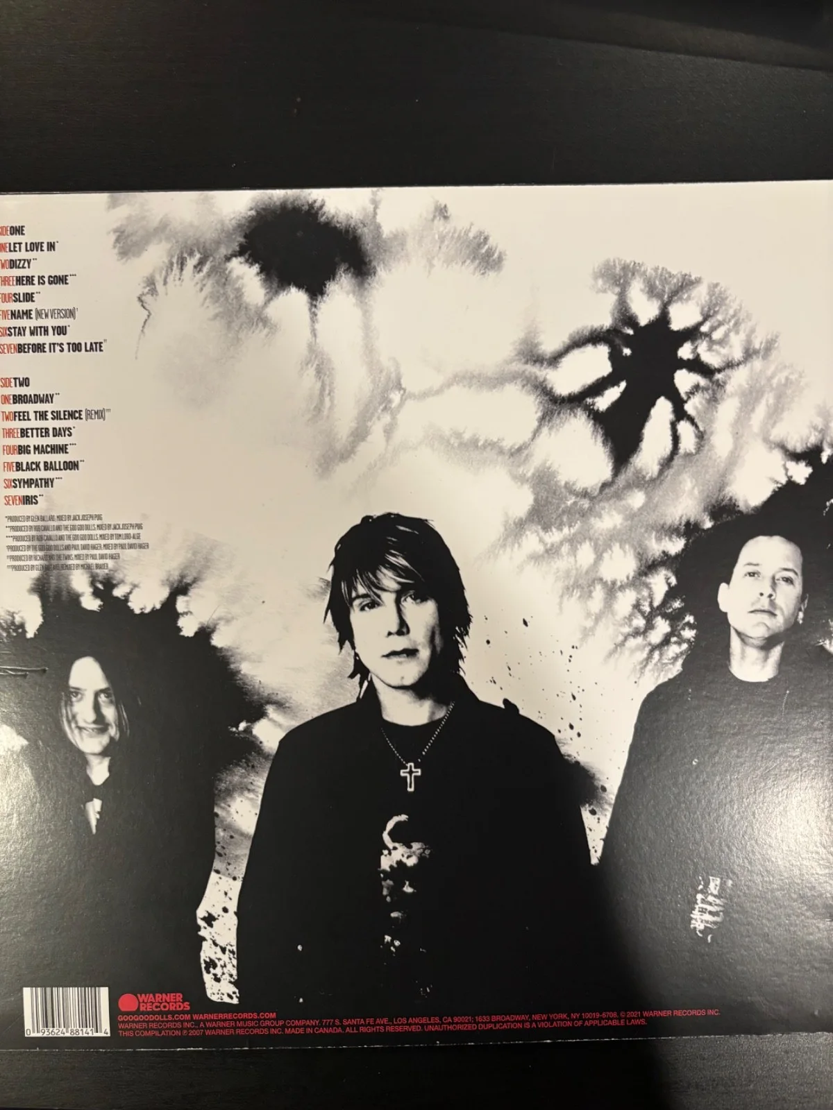 Johnny Rzeznik signed autographed Goo Goo Dolls Greatest Hits LP Vinyl Record, изображение 3