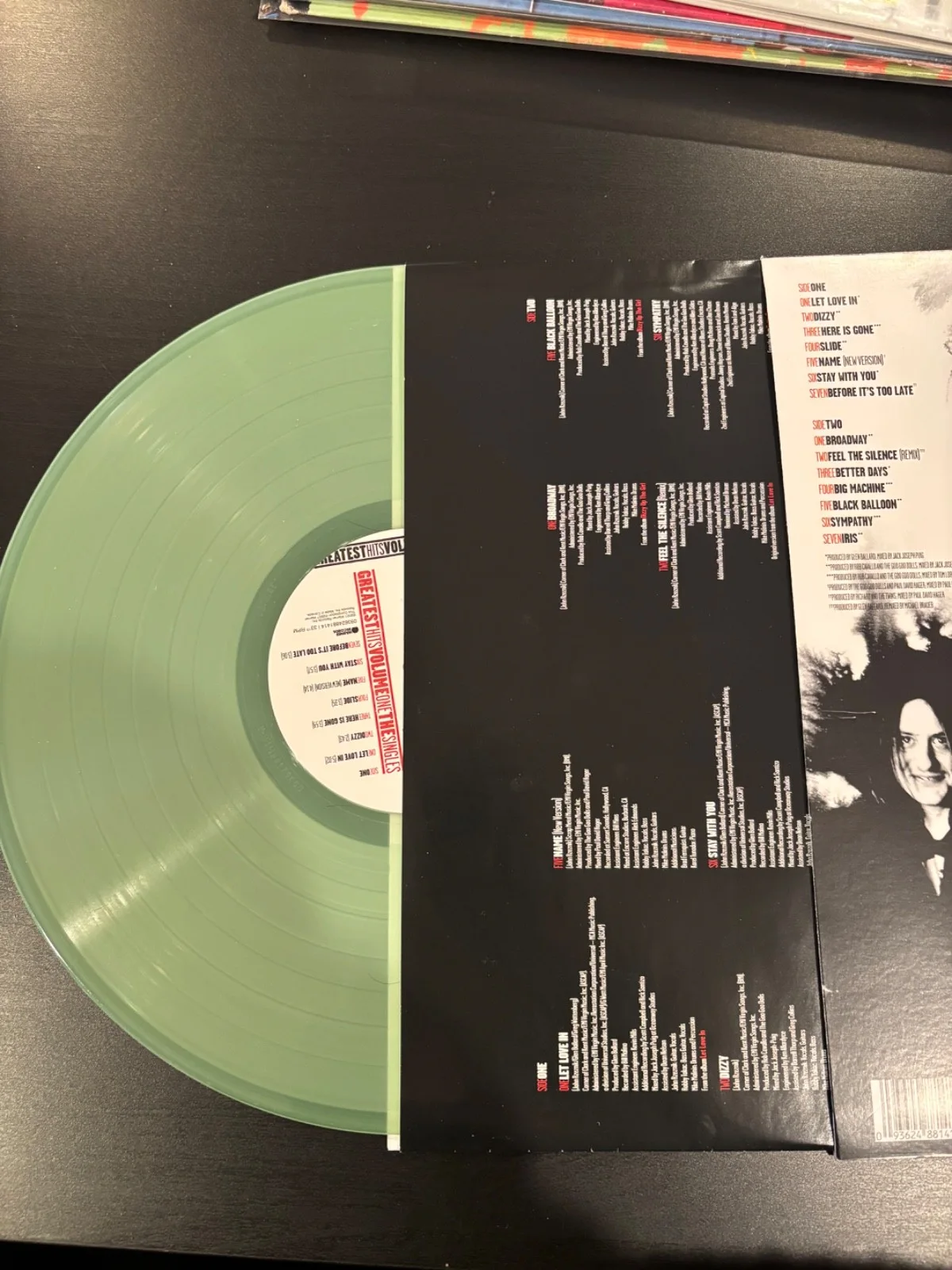 Johnny Rzeznik signed autographed Goo Goo Dolls Greatest Hits LP Vinyl Record, изображение 4