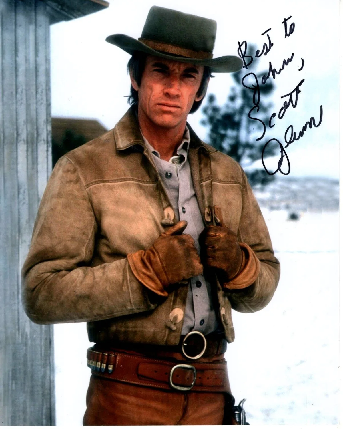 Scott Glenn — SCOTT GLENN Autographed Signed 8x10 SILVERADO EMMETT Photograph - To John